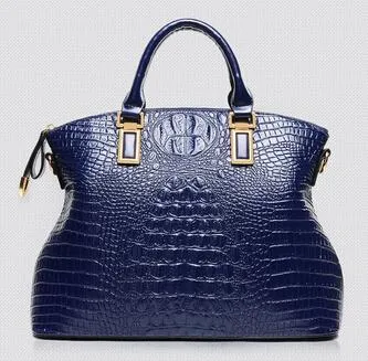 Giovanni Genuine Leather Crocodile Handbag