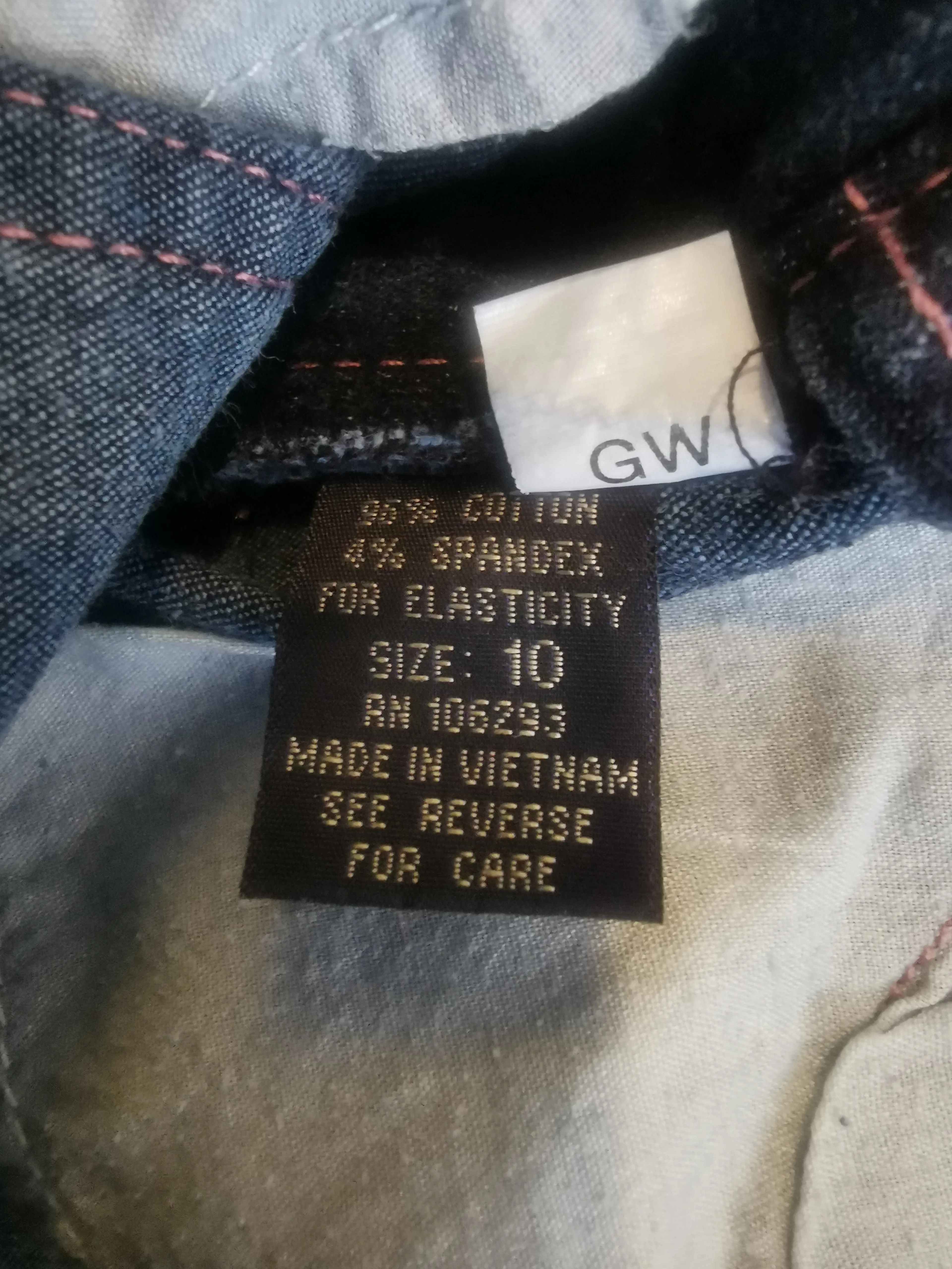 GIRL SIZE 10 YEARS - ANGEL JEANS, Flarred Darkwash Jeans EUC B55
