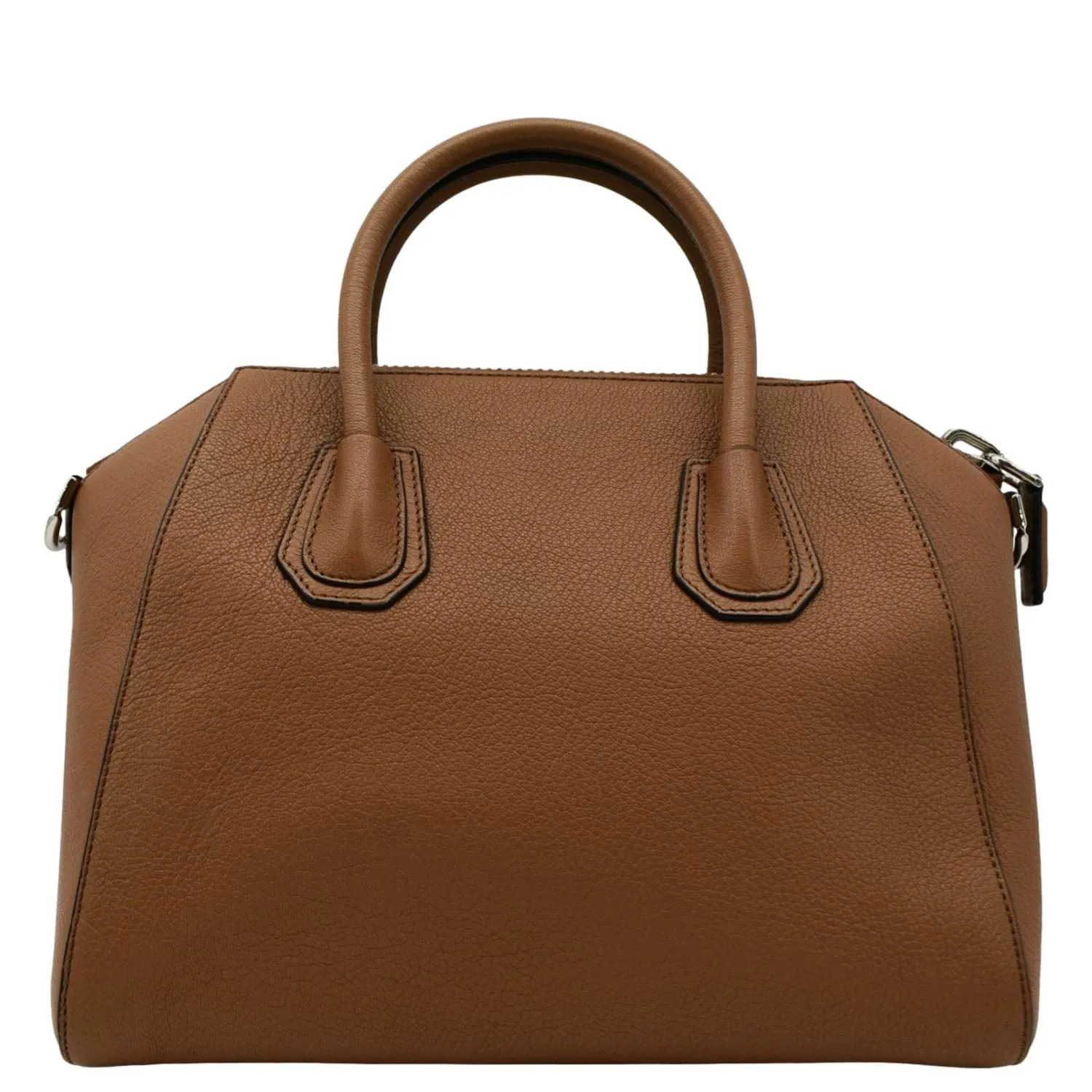 GIVENCHY Antigona Small Leather Satchel Shoulder Bag Brown