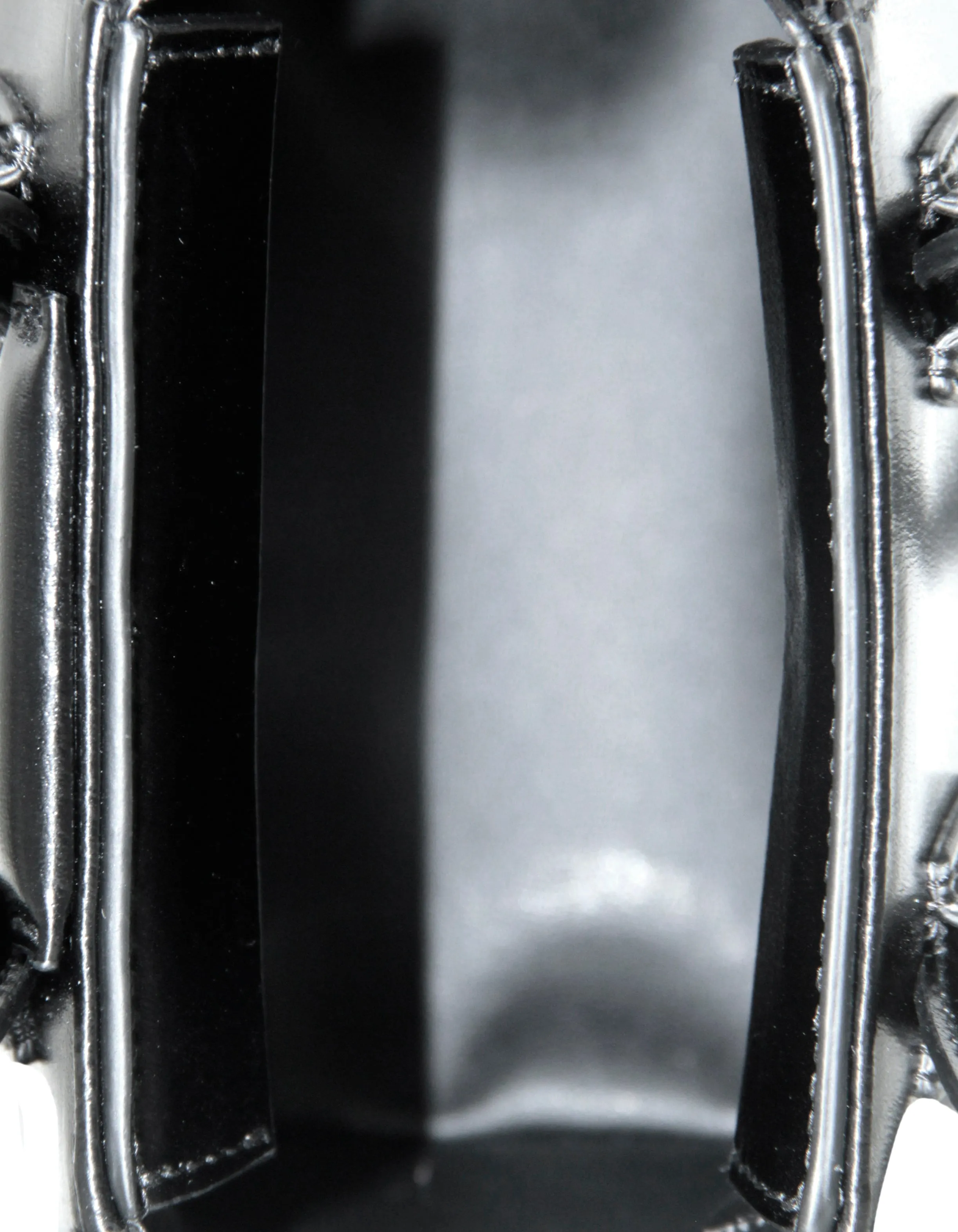Givenchy Black Shiny Lord Calfskin Leather Micro Antigona Bag