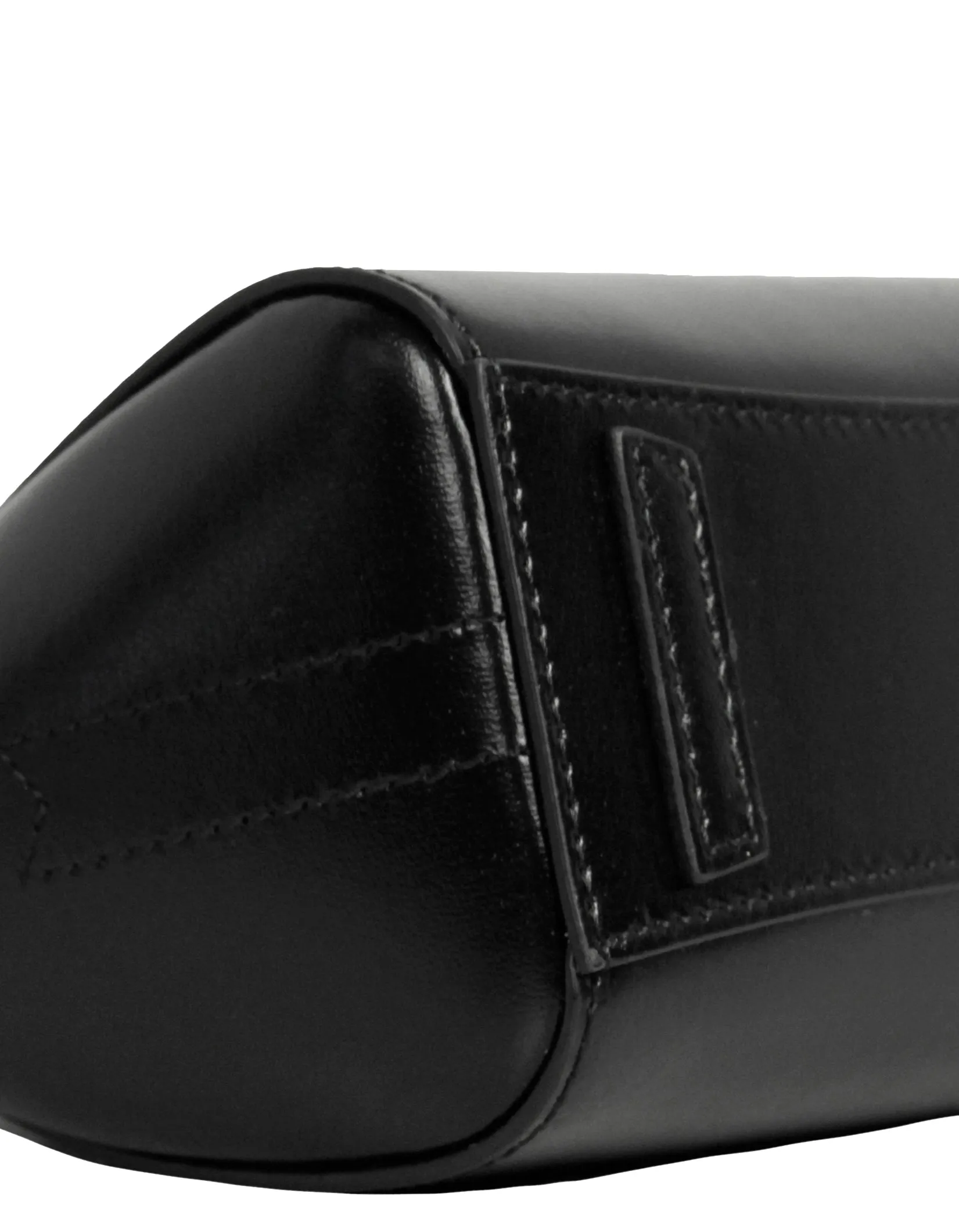 Givenchy Black Shiny Lord Calfskin Leather Micro Antigona Bag