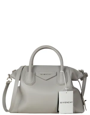 Givenchy Cloud Grey Calfskin Small Soft Antigona Bag