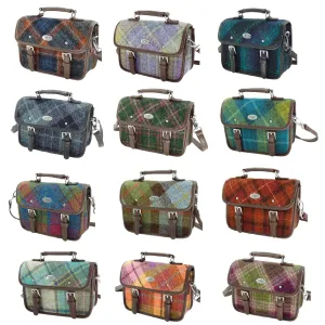 Glen Appin Harris Tweed Mini Satchel Bag Bervie