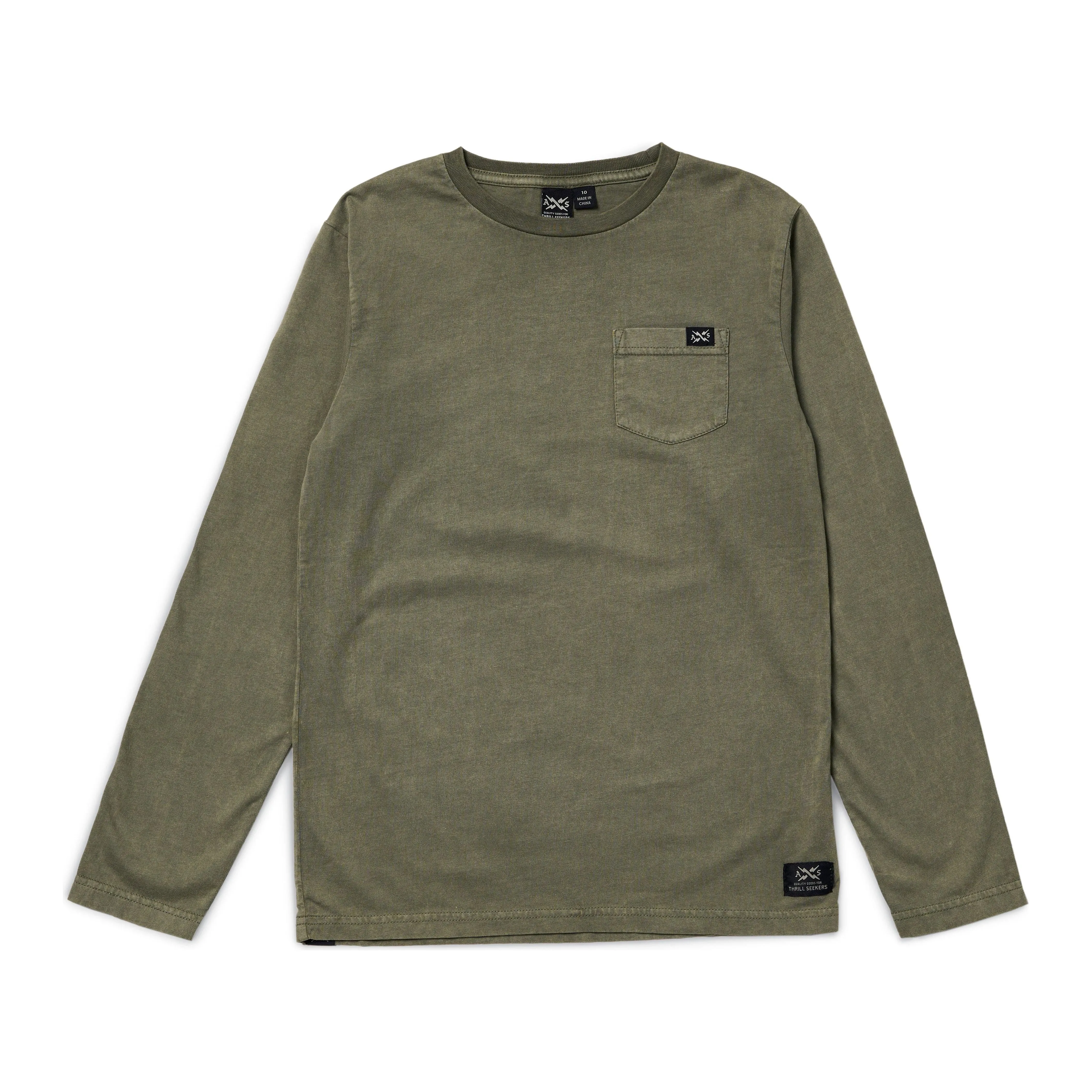 Go To Pocket Ls Tee Pine