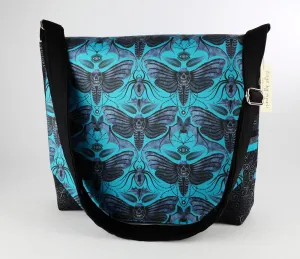 Gothic Death Head Moth Messenger Bag