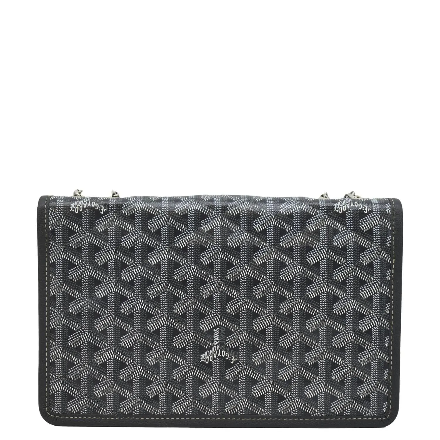 GOYARD Alexandre III Canvas Messenger Bag Black