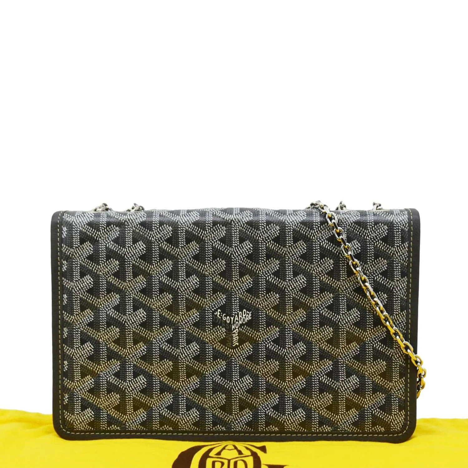 GOYARD Alexandre III Canvas Messenger Bag Black