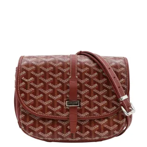 GOYARD Belvedere PM Canvas Messenger Bag Red