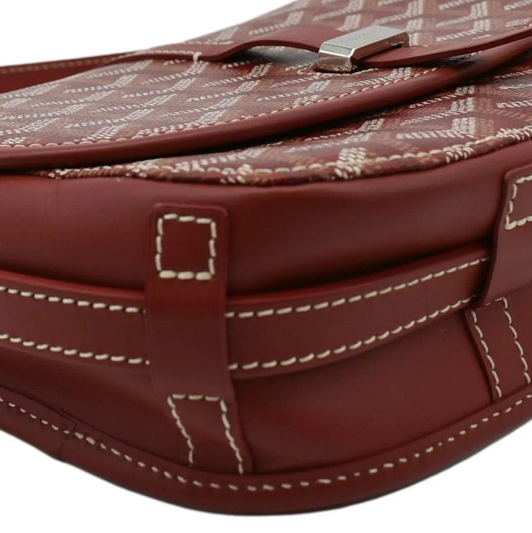 GOYARD Belvedere PM Canvas Messenger Bag Red