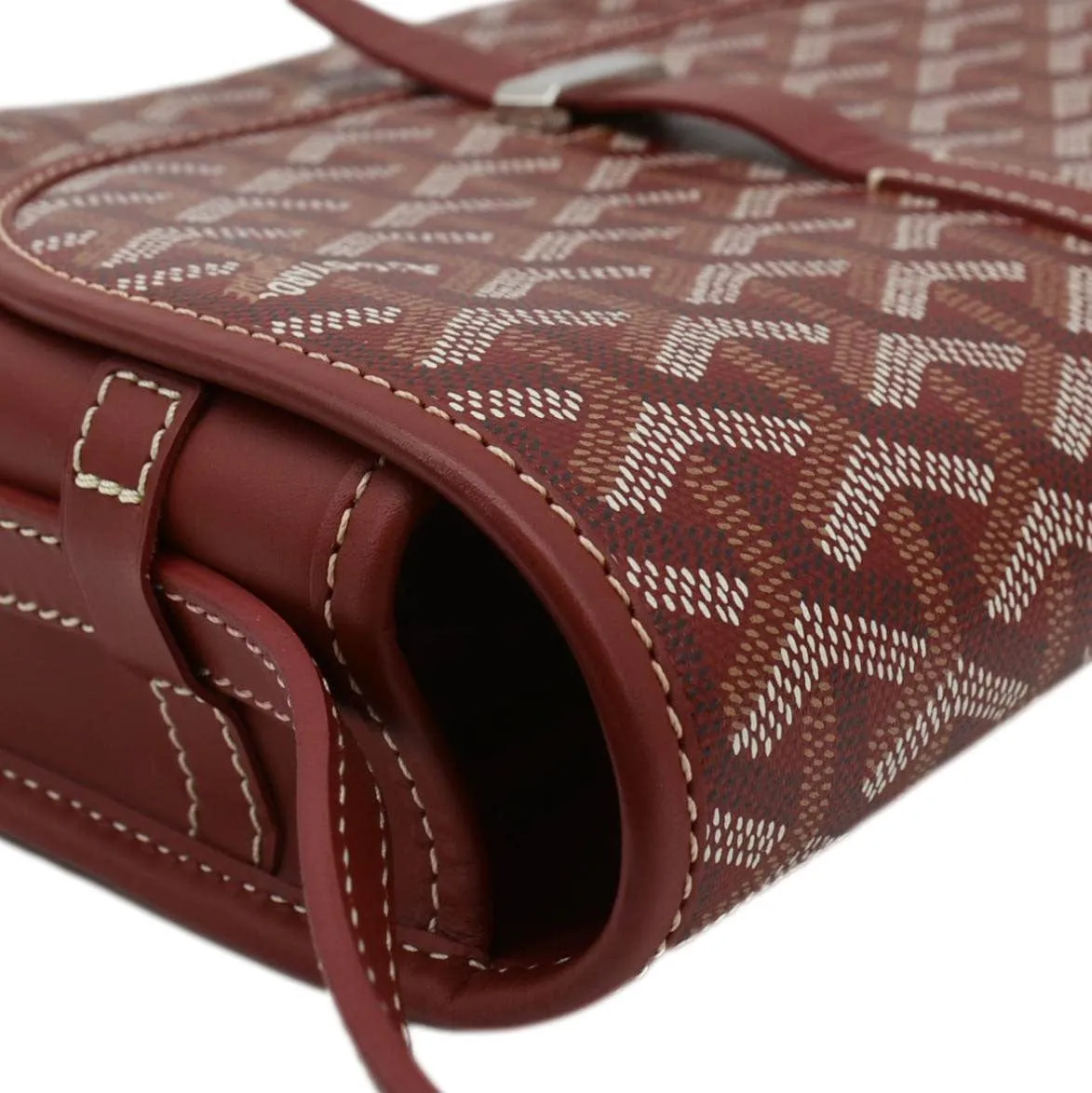 GOYARD Belvedere PM Canvas Messenger Bag Red