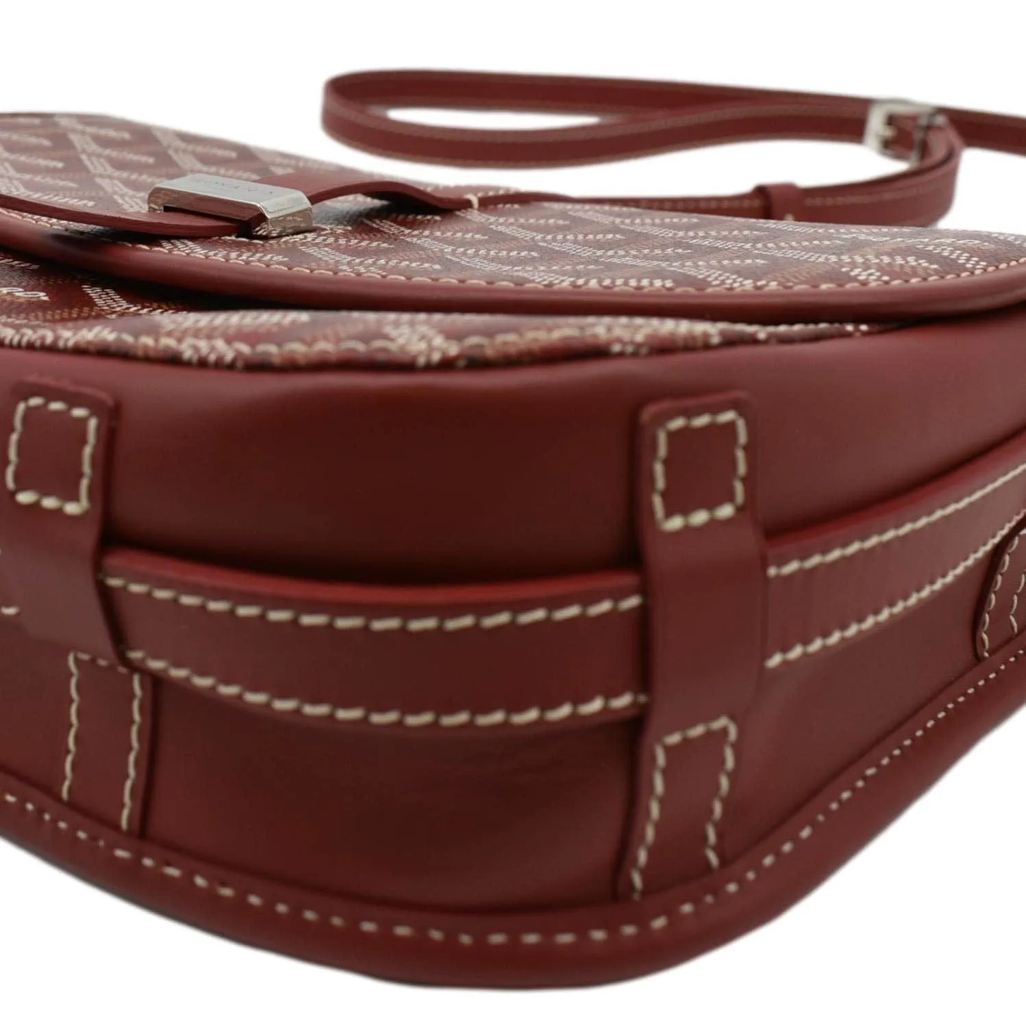 GOYARD Belvedere PM Canvas Messenger Bag Red