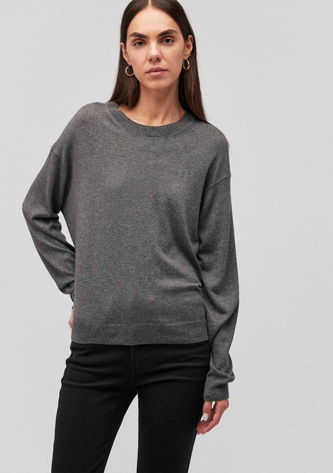 Grey Crewneck Sweater