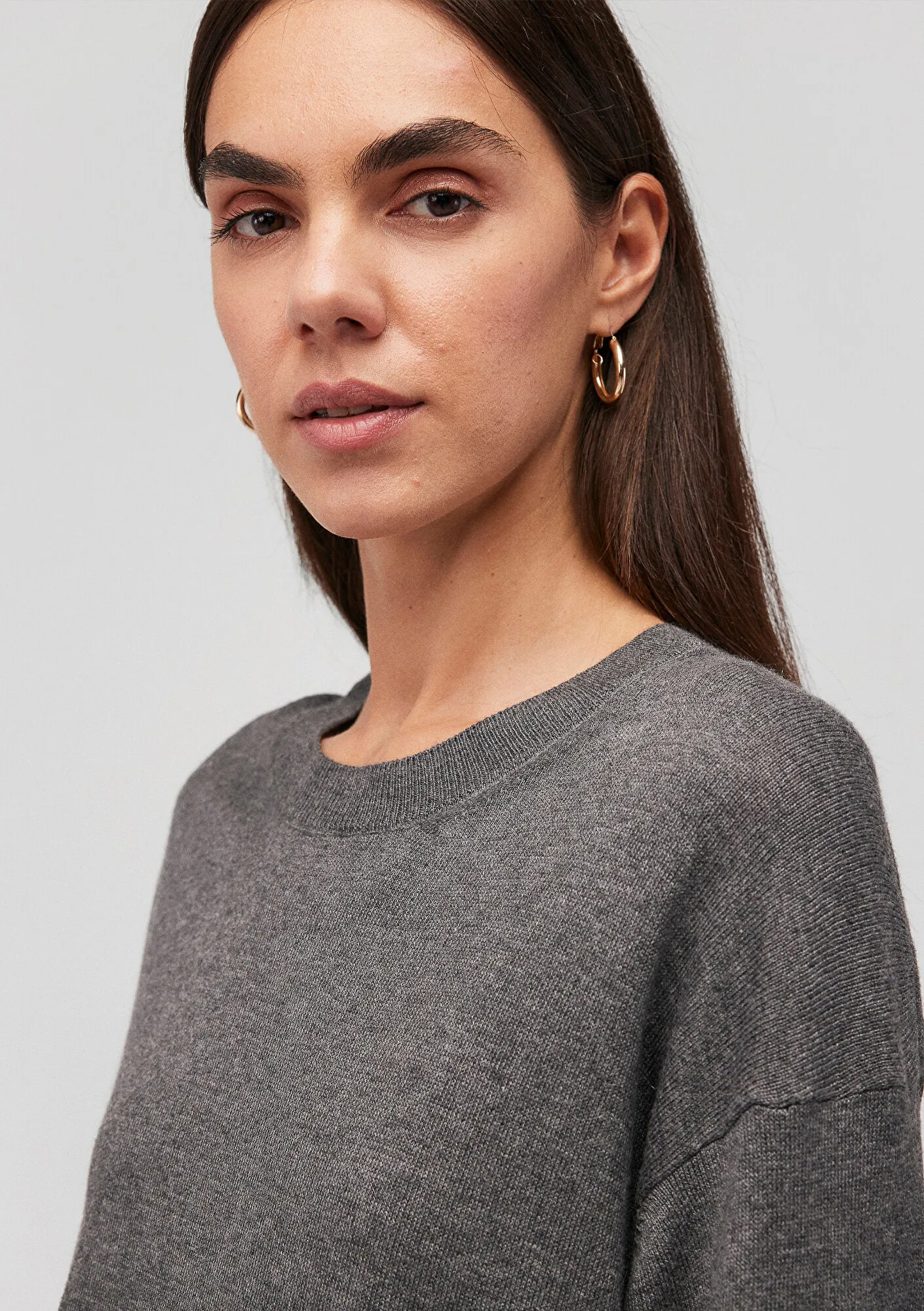 Grey Crewneck Sweater