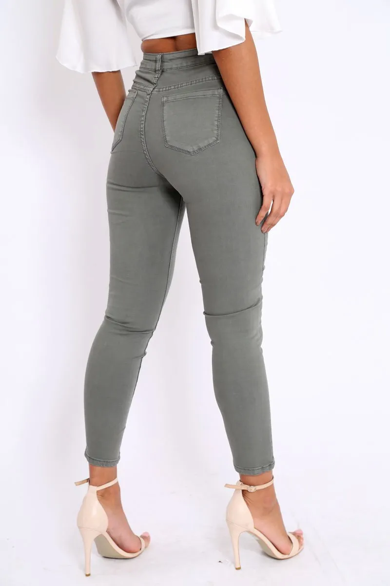 Grey Skinny Jeans - Madisson