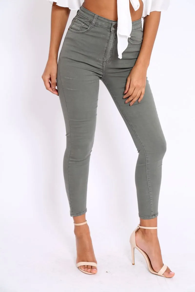 Grey Skinny Jeans - Madisson