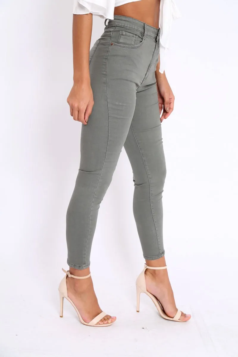 Grey Skinny Jeans - Madisson