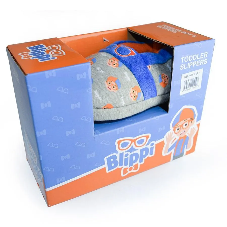 Ground Up Official Blippi Toddler Non Slip Slippers