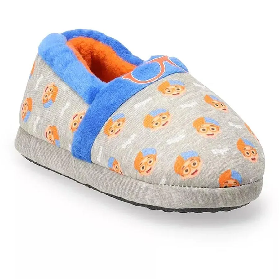 Ground Up Official Blippi Toddler Non Slip Slippers