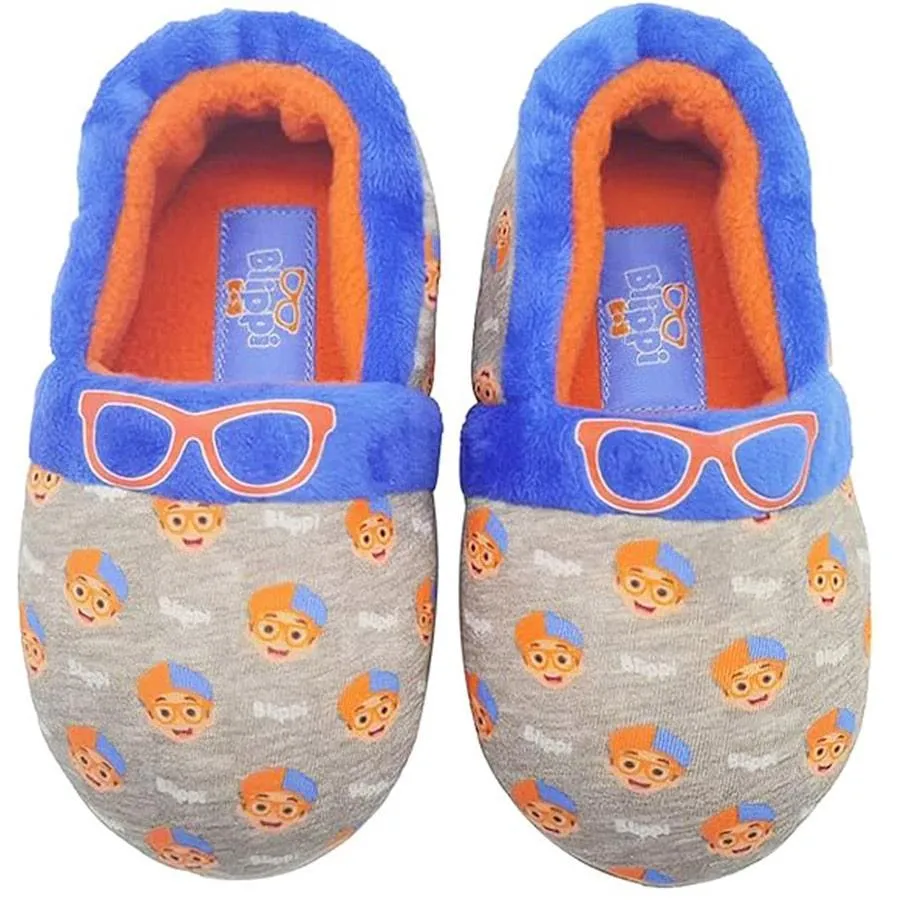 Ground Up Official Blippi Toddler Non Slip Slippers