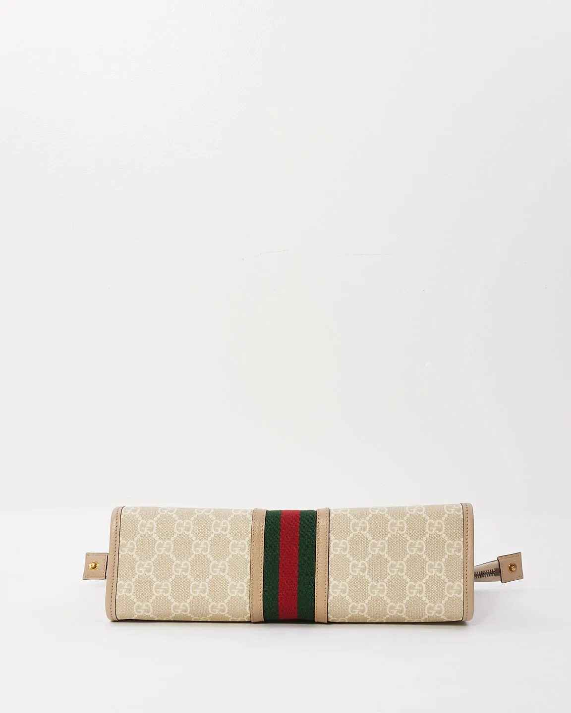 Gucci Beige Canvas Ophidia GG Toiletry Case