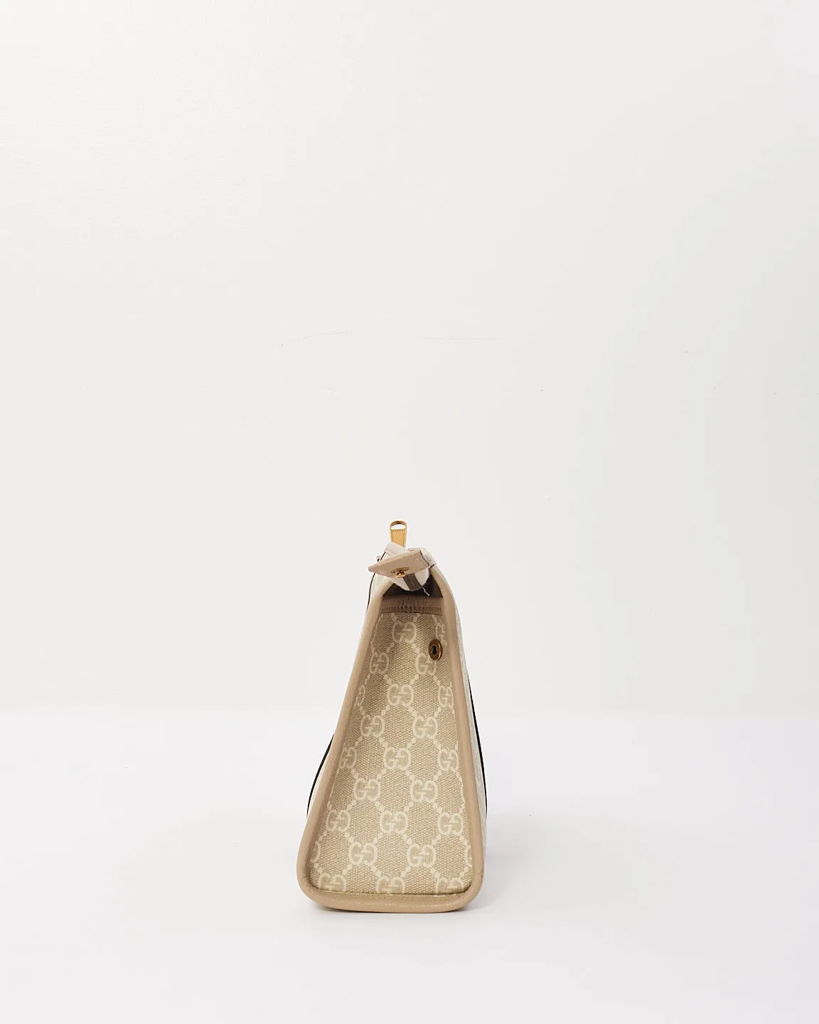 Gucci Beige Canvas Ophidia GG Toiletry Case