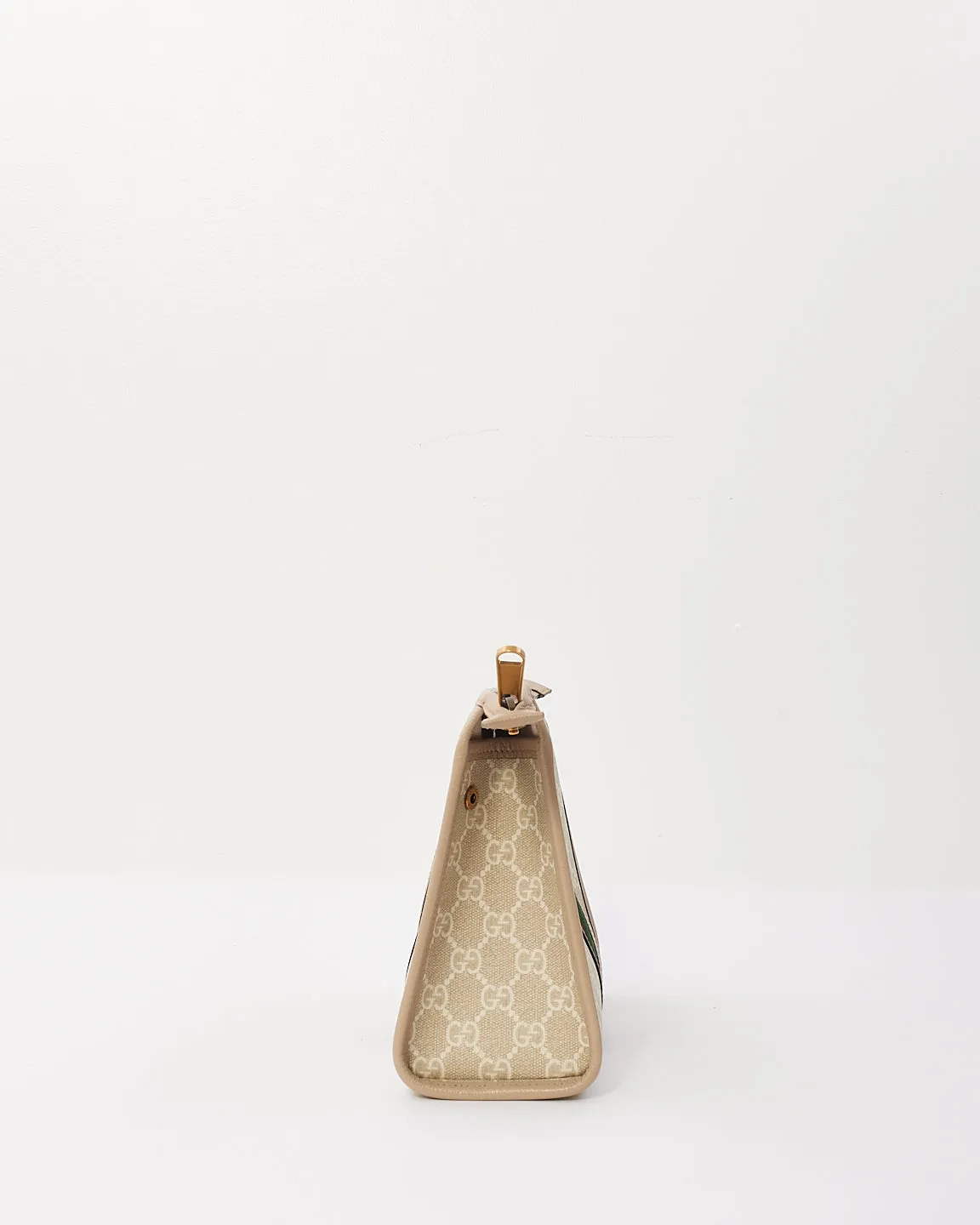 Gucci Beige Canvas Ophidia GG Toiletry Case