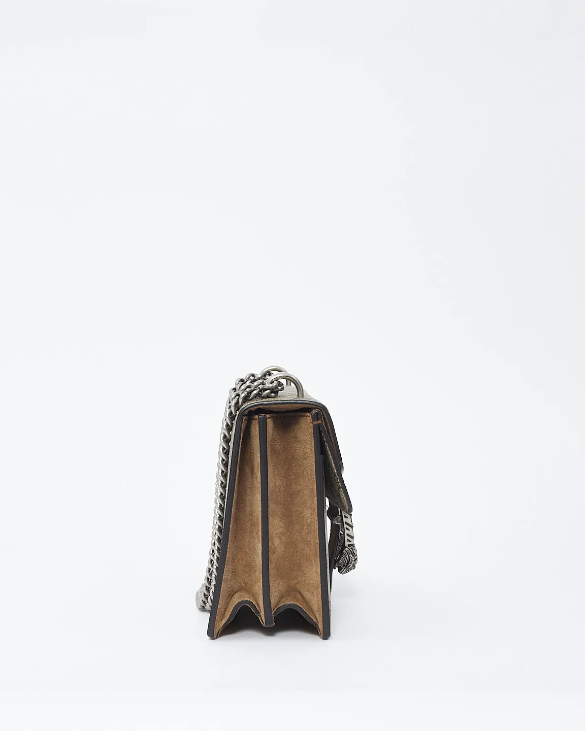 Gucci Beige GG Supreme Canvas Small Dionysus Shoulder Bag