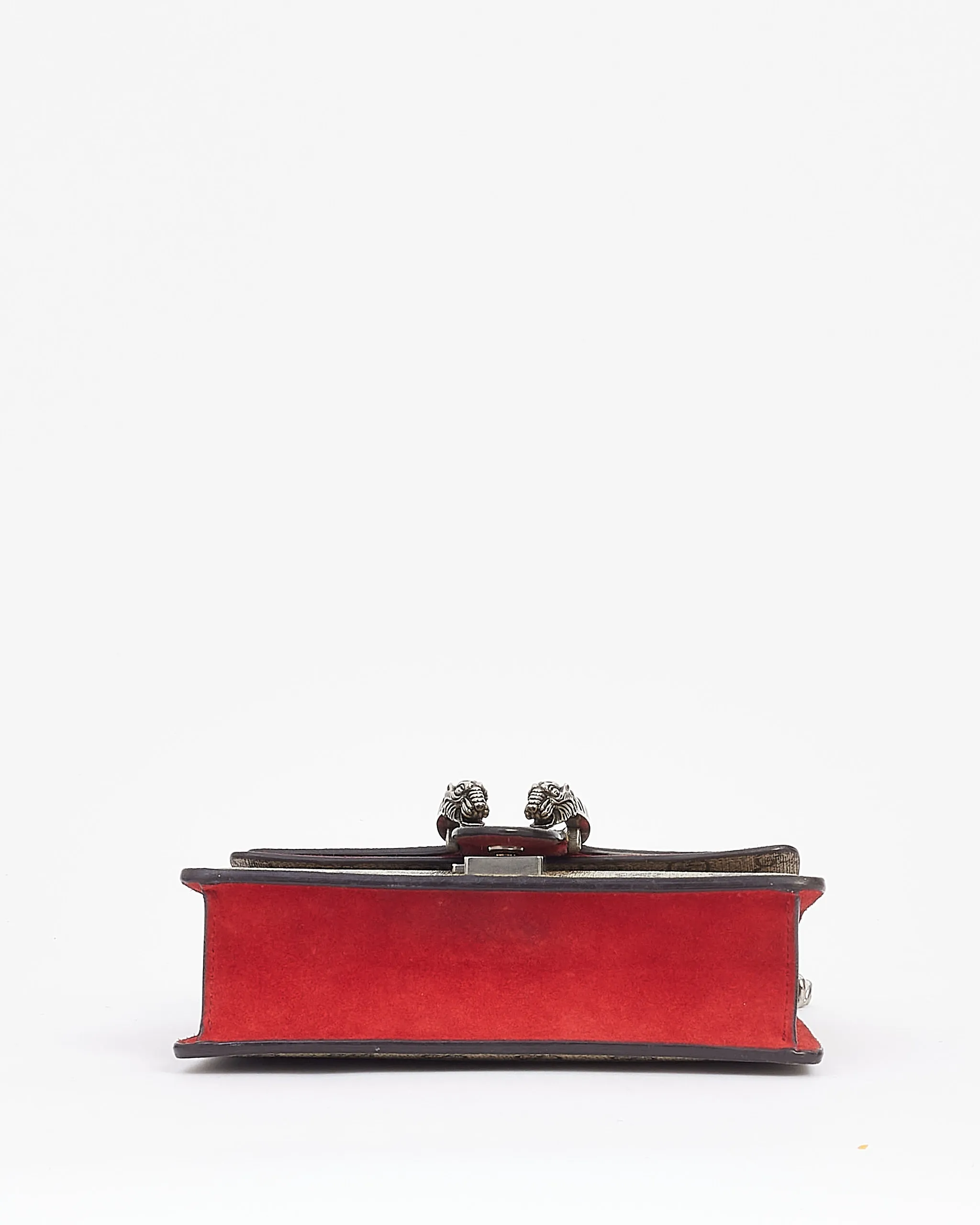 Gucci Beige/Red GG Mini Coated Canvas Dionysus Chain Bag