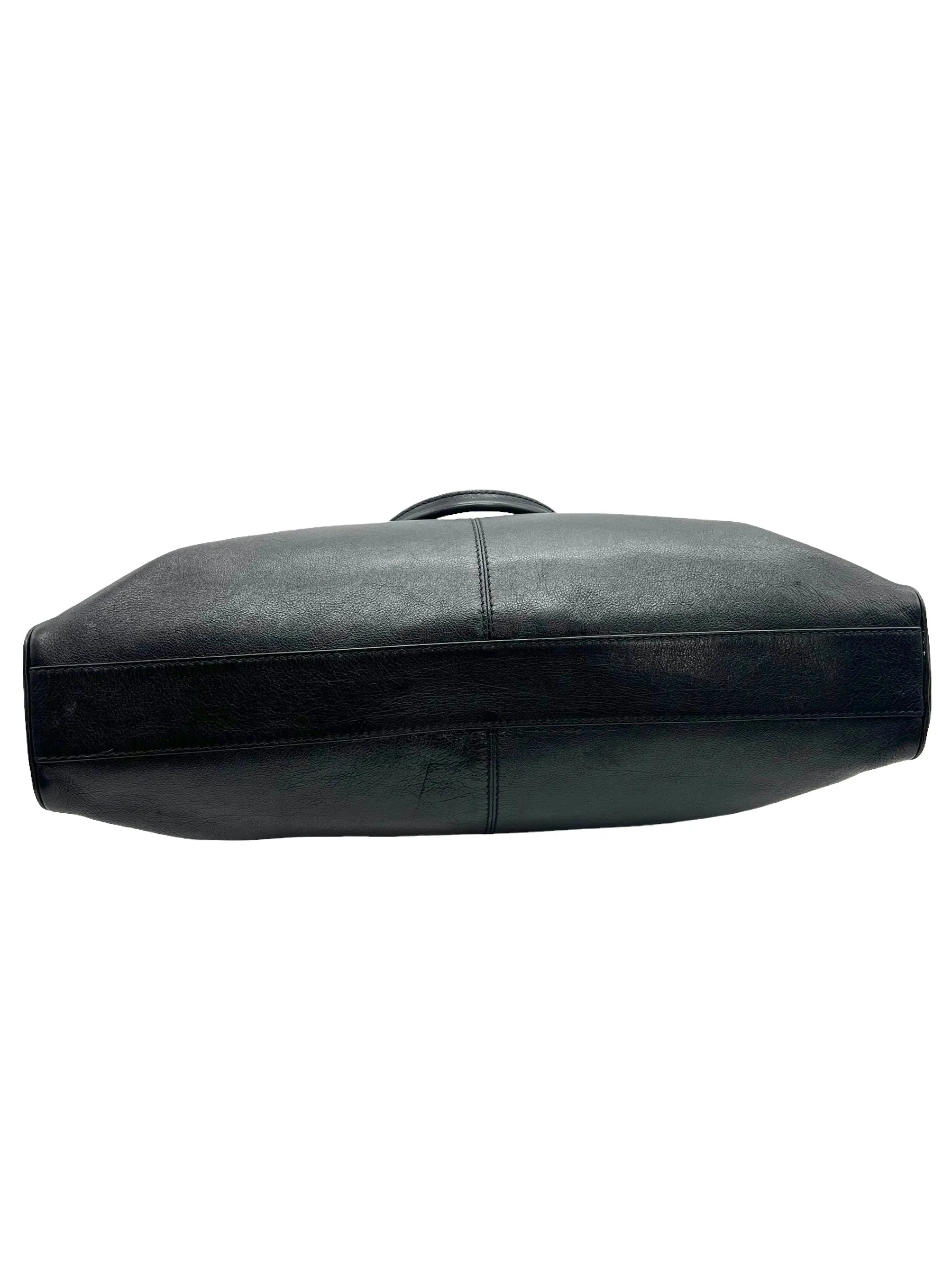 Gucci Black Leather Large Re(Belle) Dome Satchel