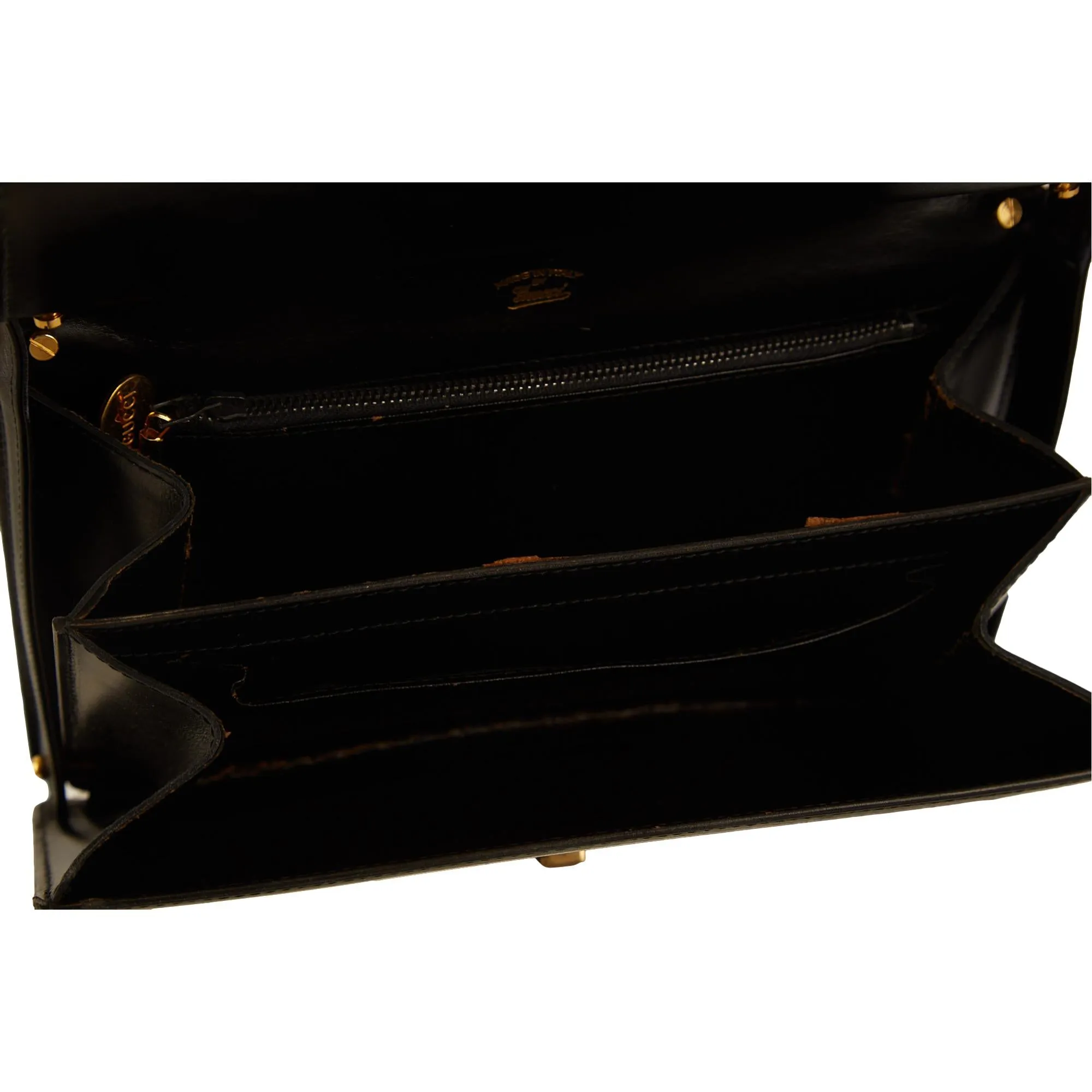 Gucci Black Logo Clasp Shoulder bag