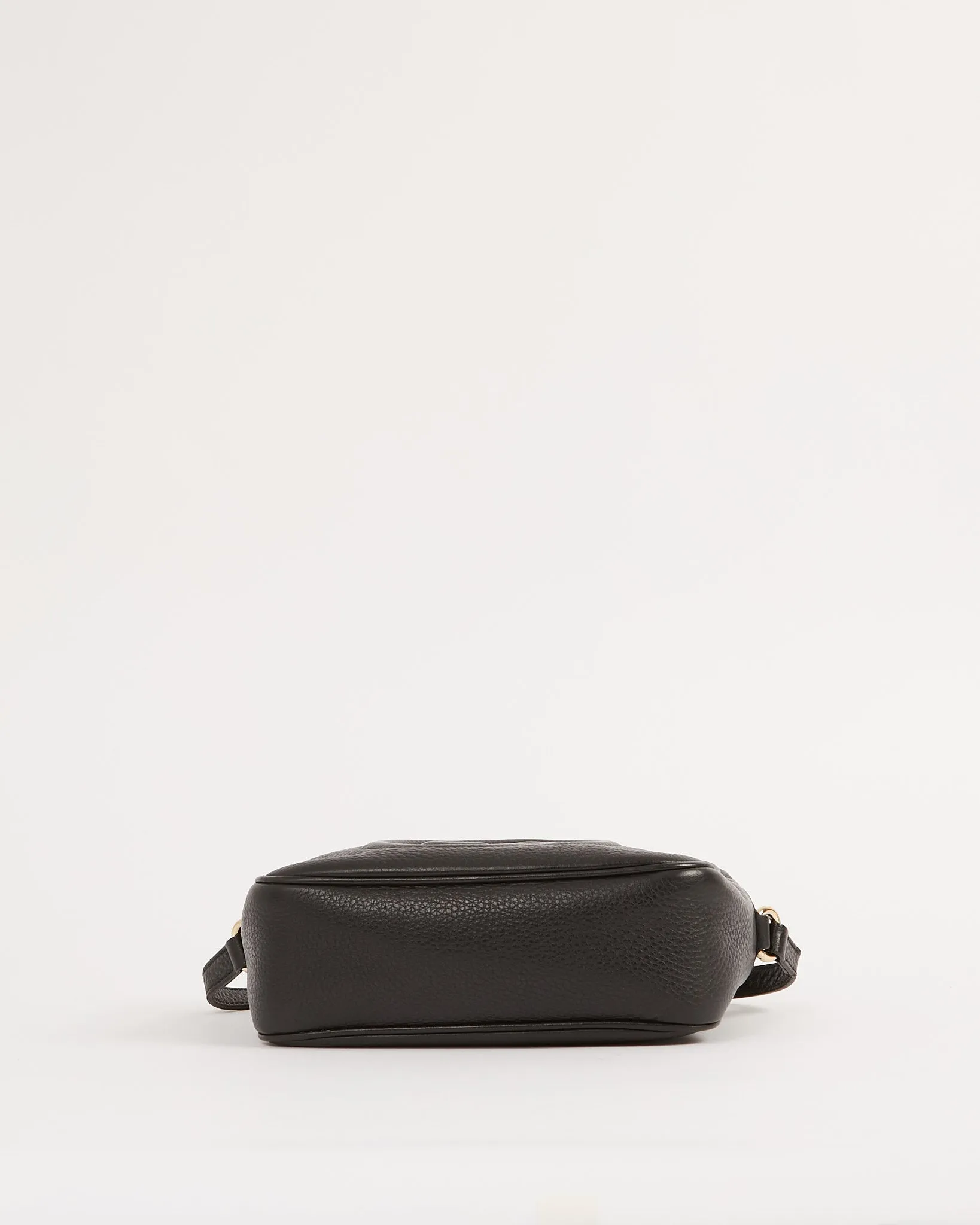 Gucci Black Pebbled Leather Disco Soho Crossbody Bag