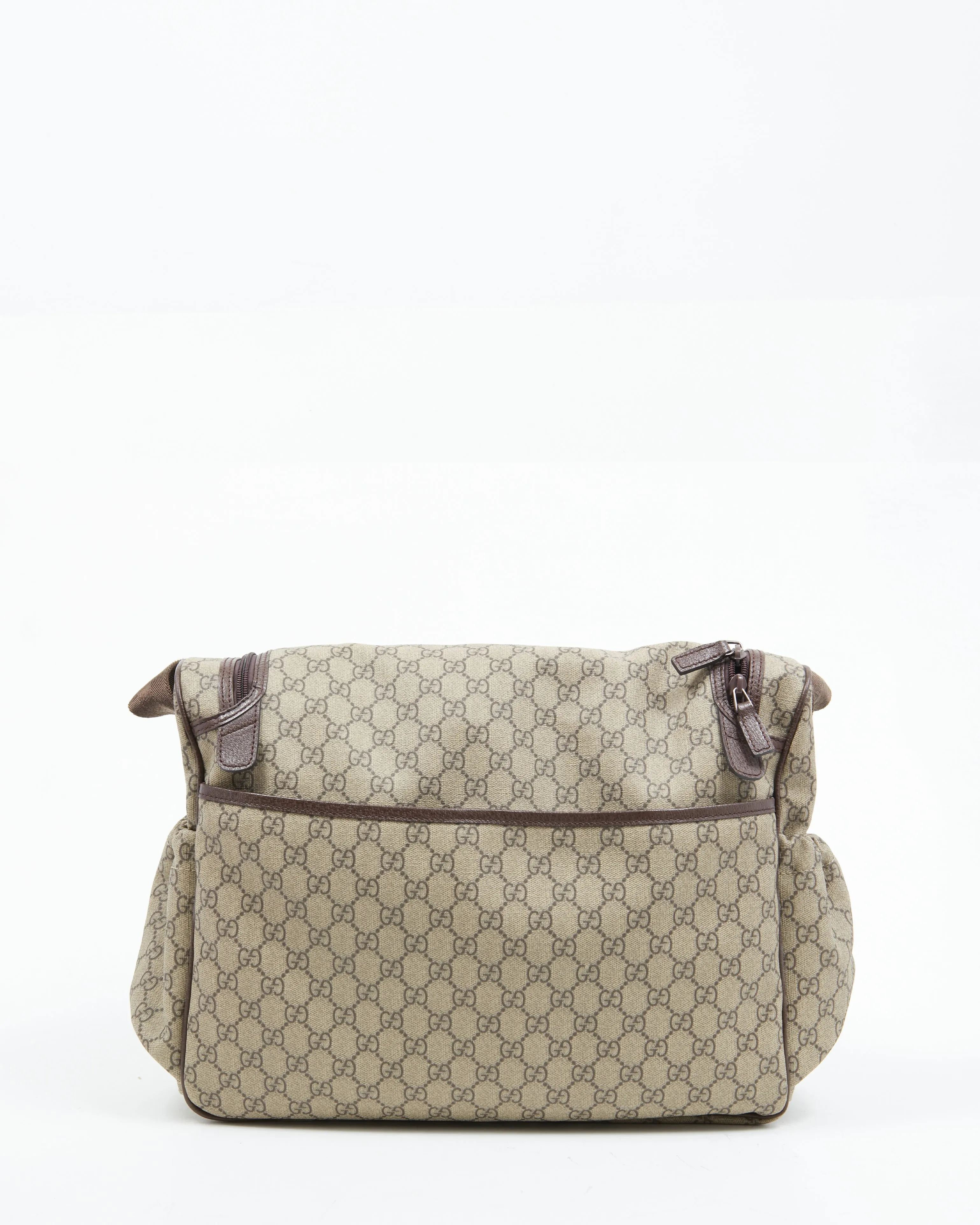 Gucci Brown GG Supreme Coated Canvas Diaper Bag