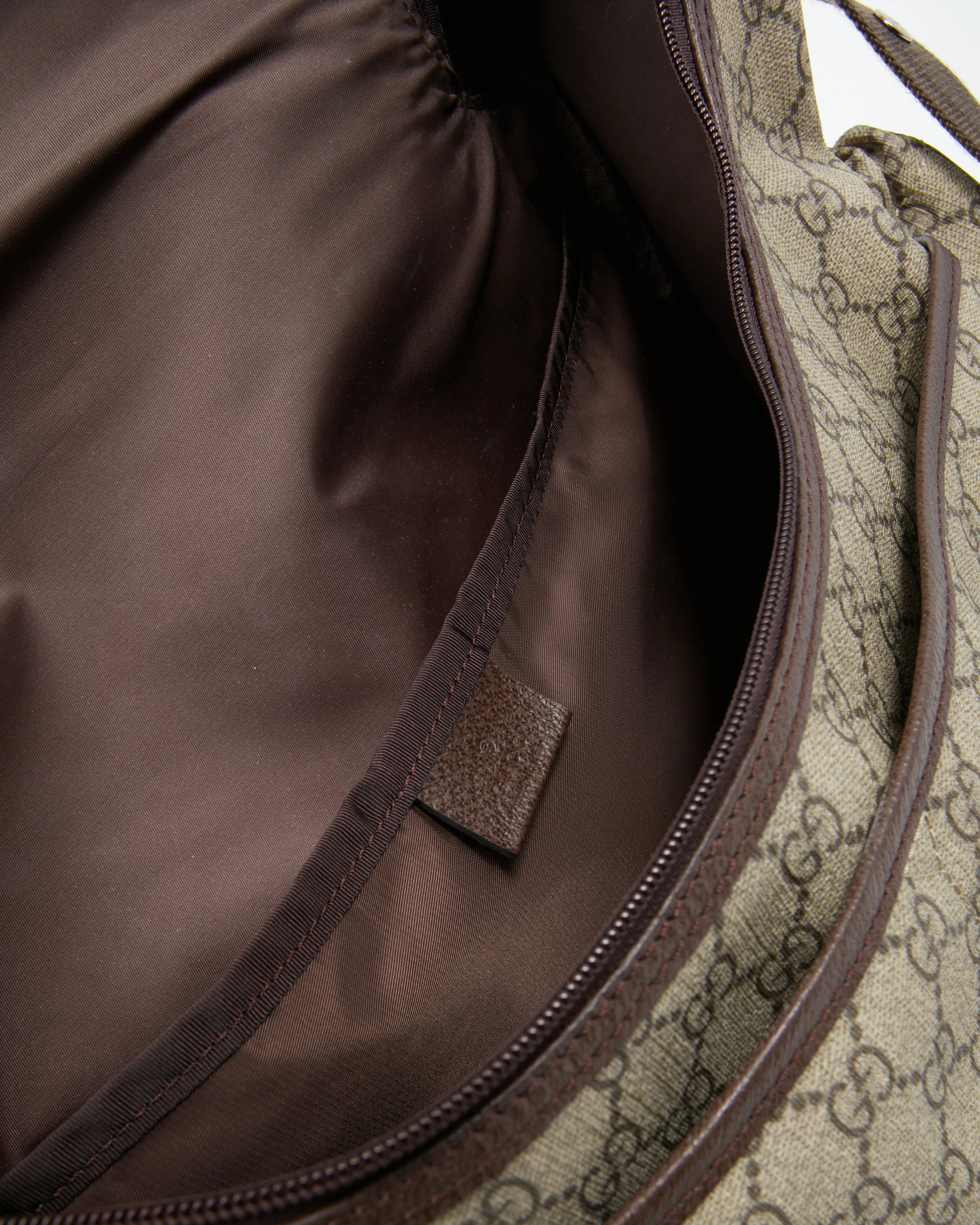 Gucci Brown GG Supreme Coated Canvas Diaper Bag
