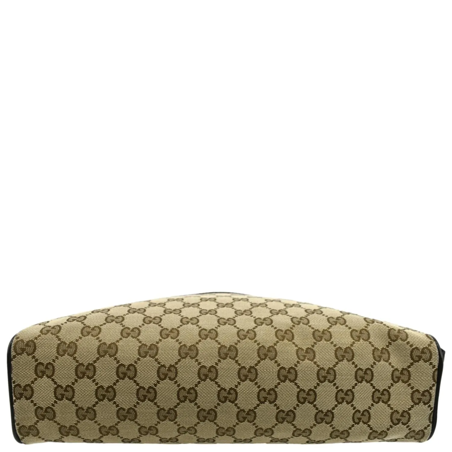 GUCCI GG Monogram Canvas Messenger Bag Dark Beige 449173