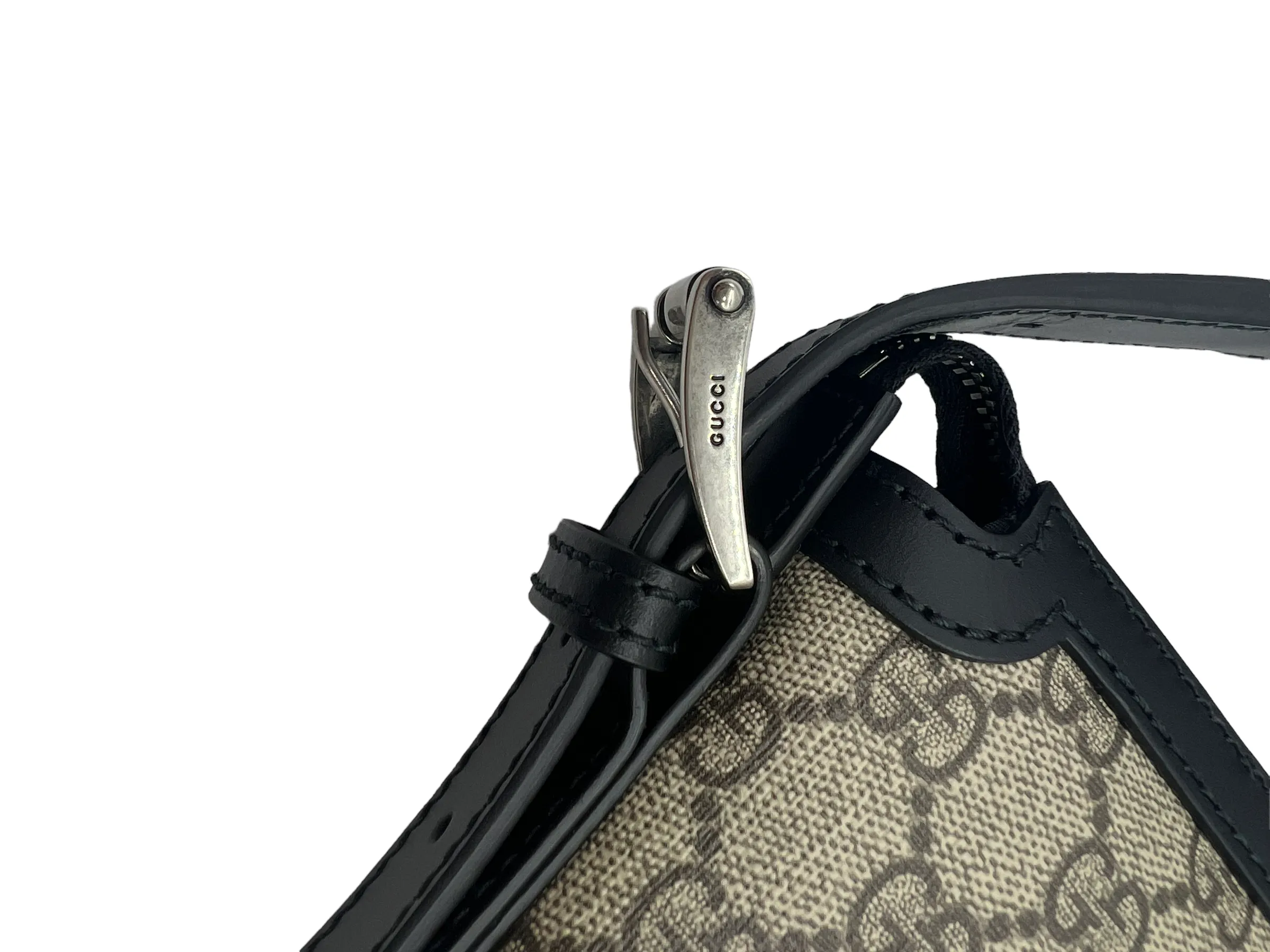 Gucci GG Supreme Web Stripe Messenger Bag