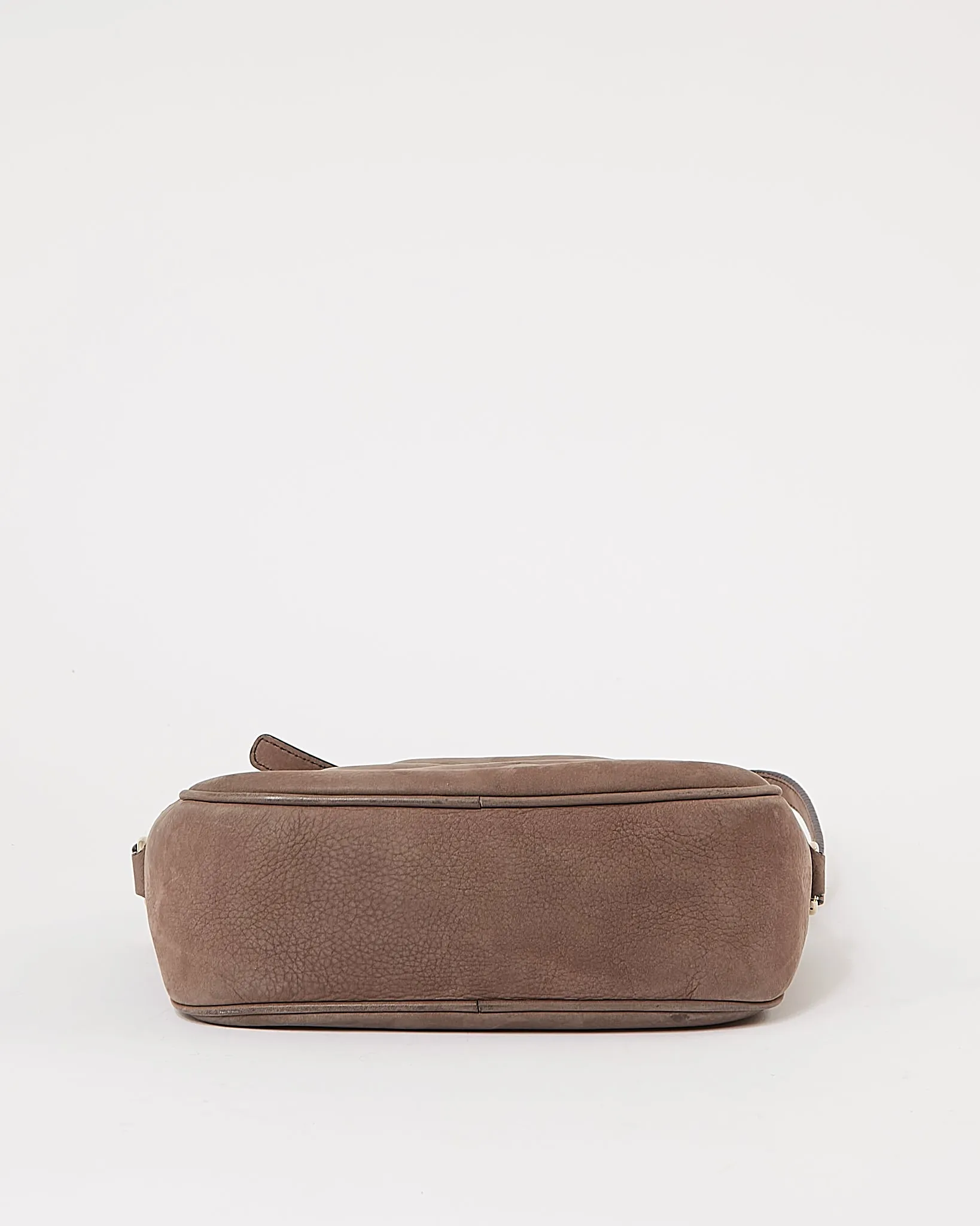 Gucci Grey Suede GG Soho Disco Crossbody Bag