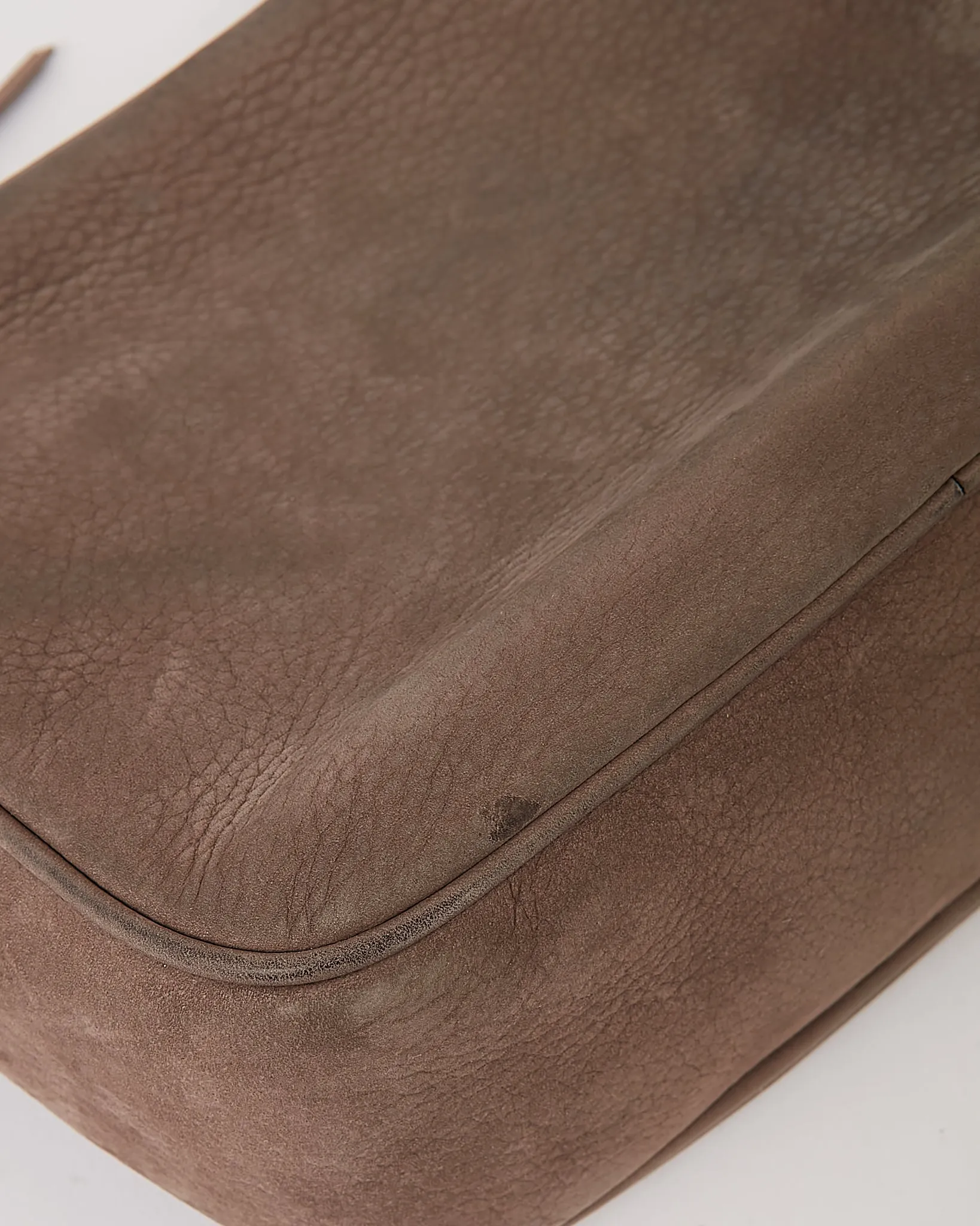 Gucci Grey Suede GG Soho Disco Crossbody Bag