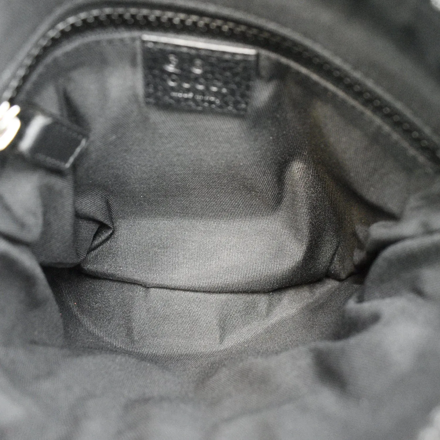 GUCCI Nylon GG Canvas Messenger Bag Black 449183