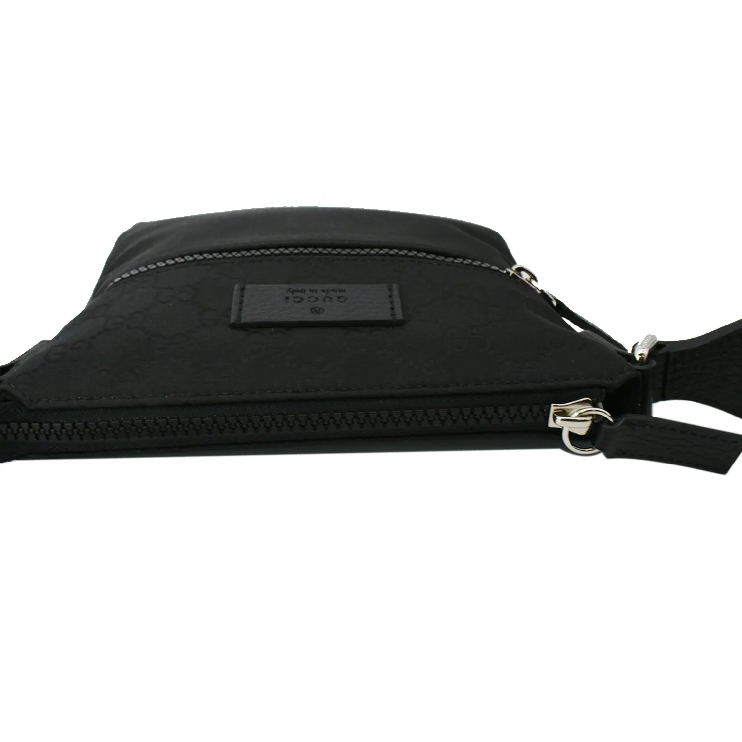 GUCCI Nylon GG Canvas Messenger Bag Black 449183