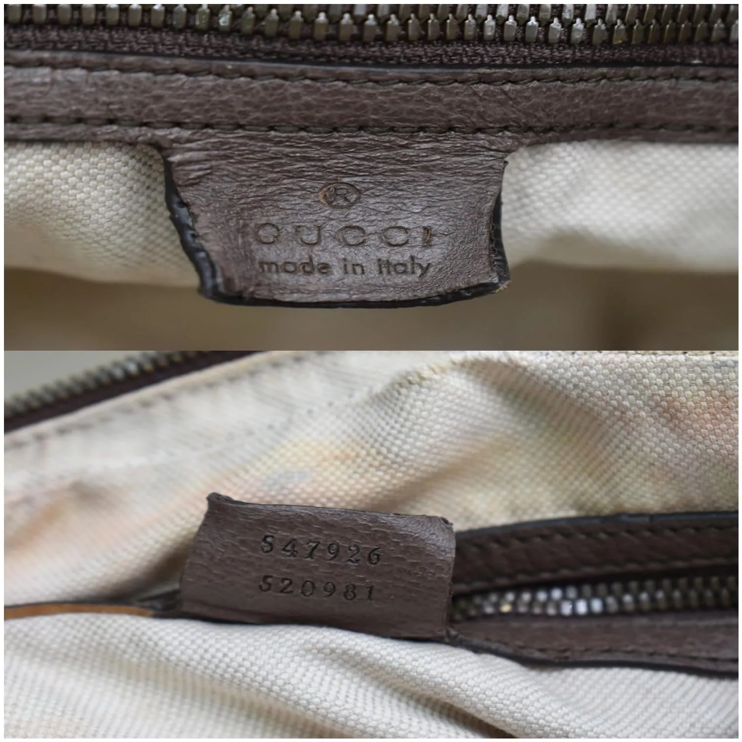 Gucci Ophidia Small GG Canvas Messenger Bag Beige 547926