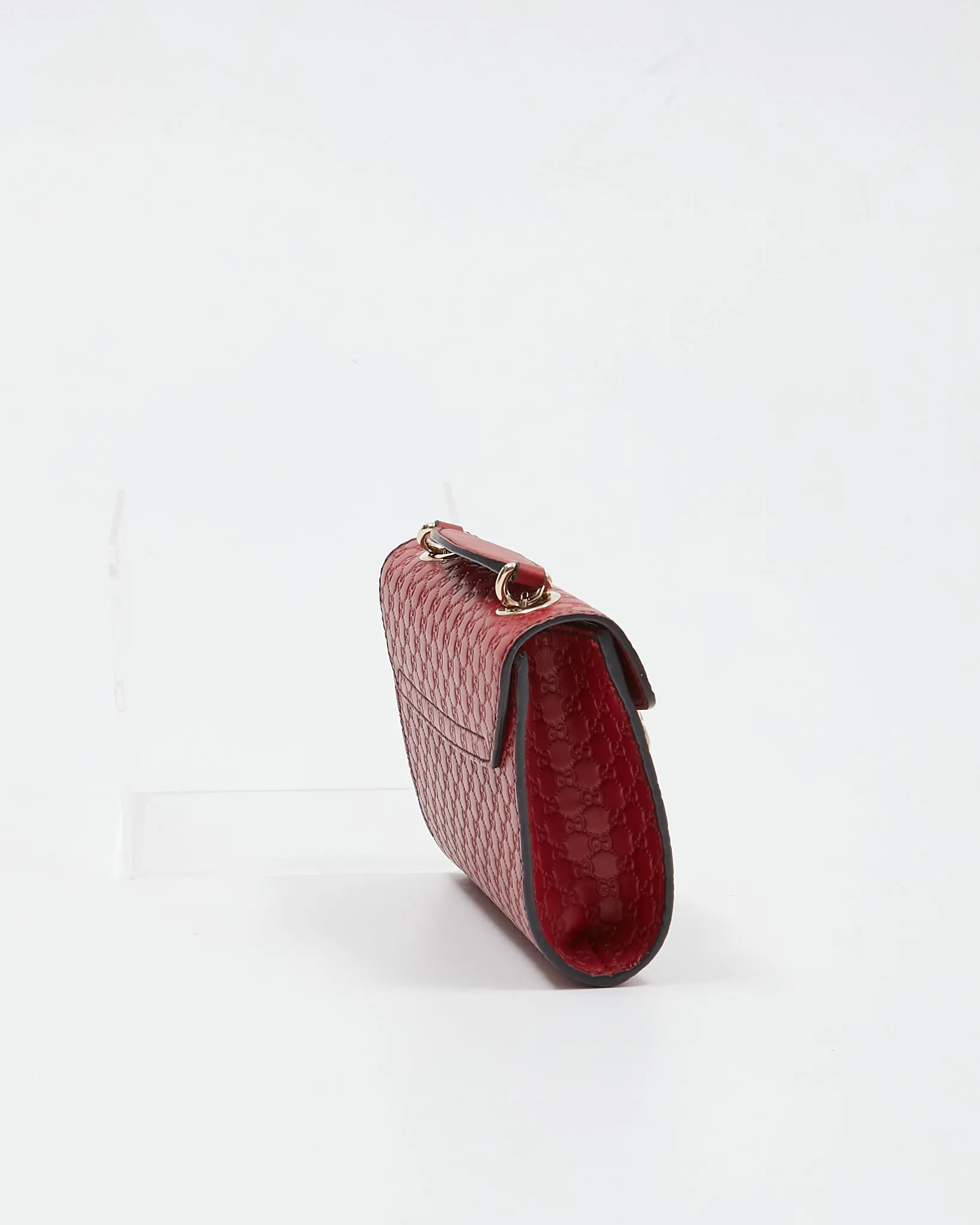 Gucci Red Microguccissima GG Mini Signature Emily Crossbody Bag