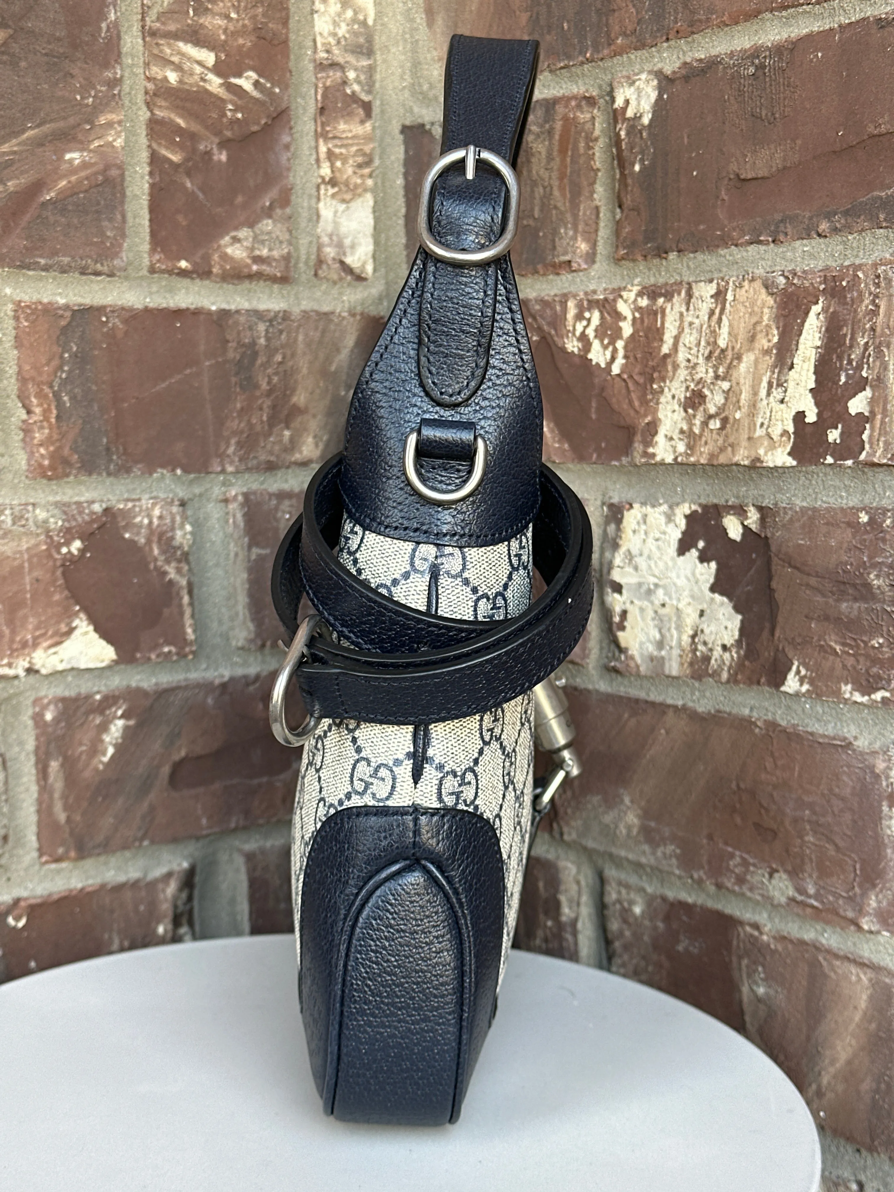 Gucci Web Strap Jackie 1961 Hobo GG Coated Canvas Small 98909