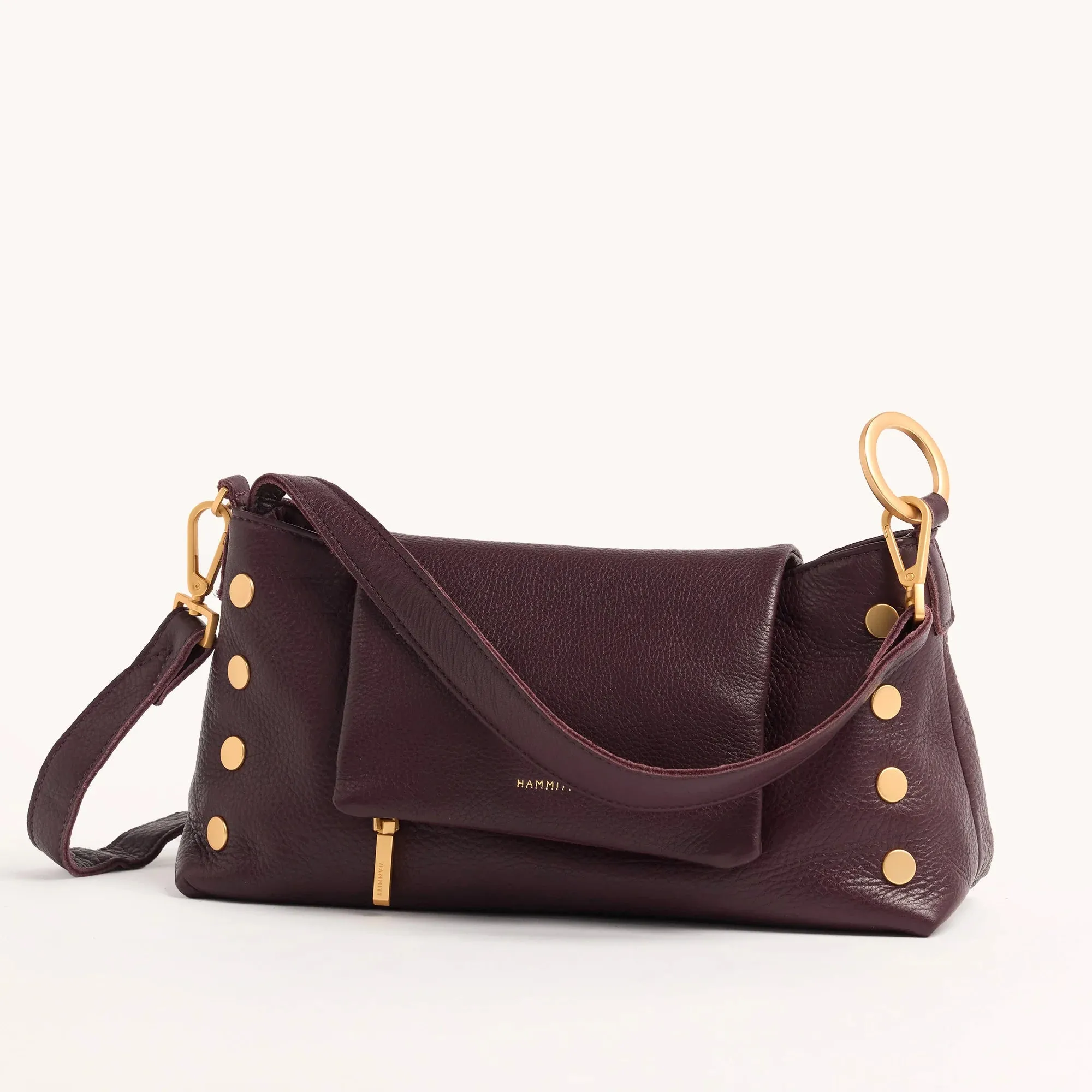 Hammitt VIP Satchel Cabernet Pebble