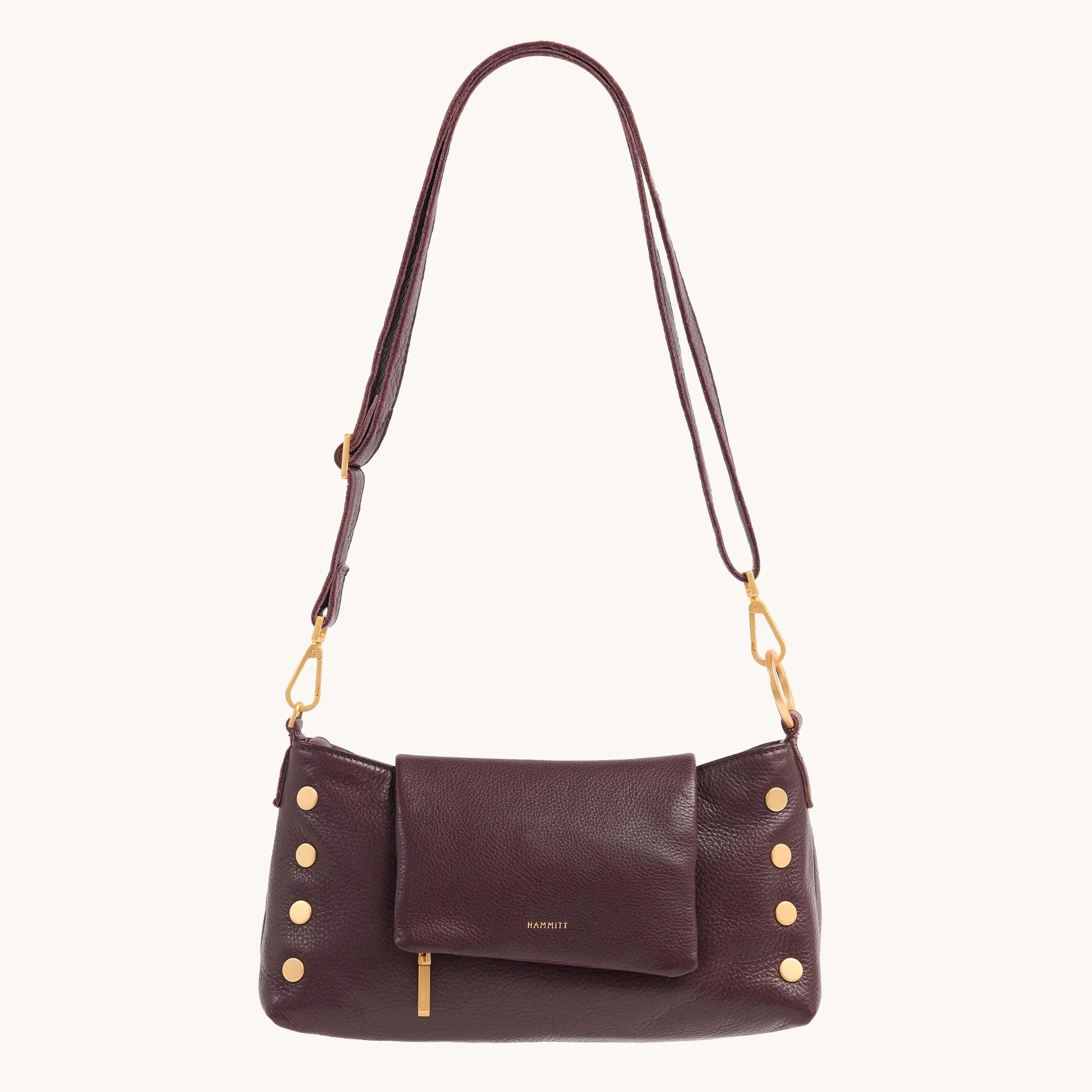 Hammitt VIP Satchel Cabernet Pebble