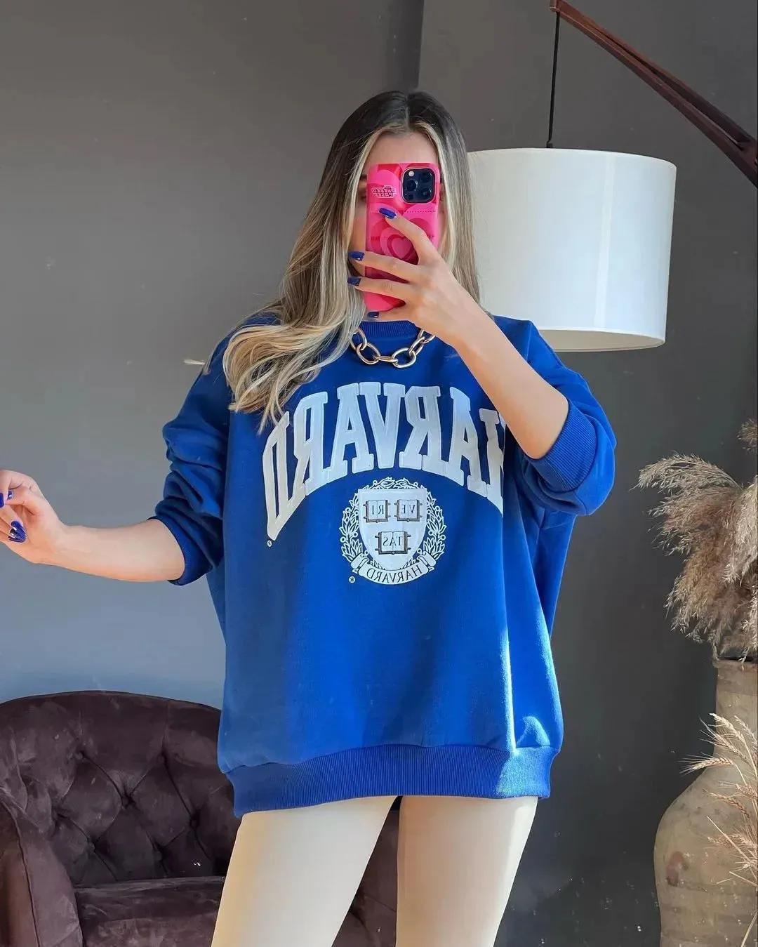 Harvard Girl Crewneck