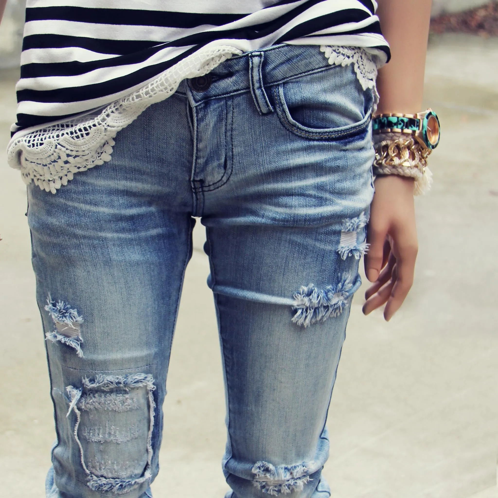 Hayward Patch Skinny Jean