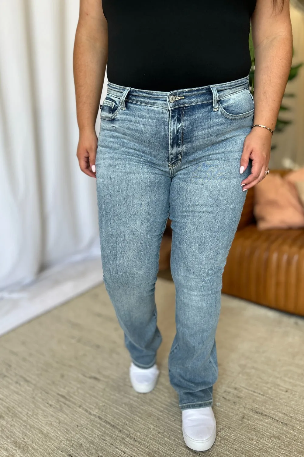 Hazel Blues® |  Judy Blue Medium Rise Bootcut Jeans