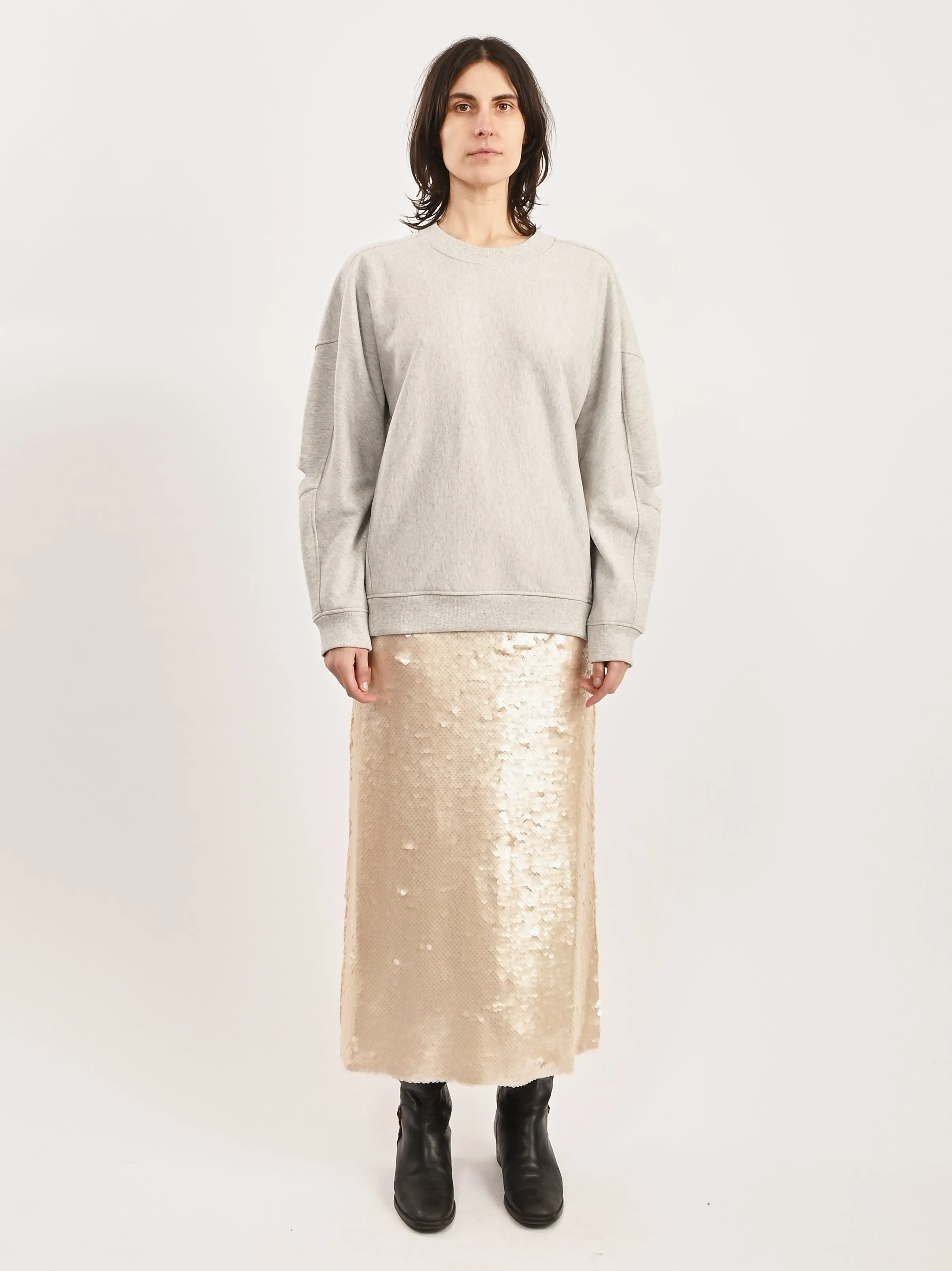 Heather Grey Cocoon Crewneck Sweatshirt