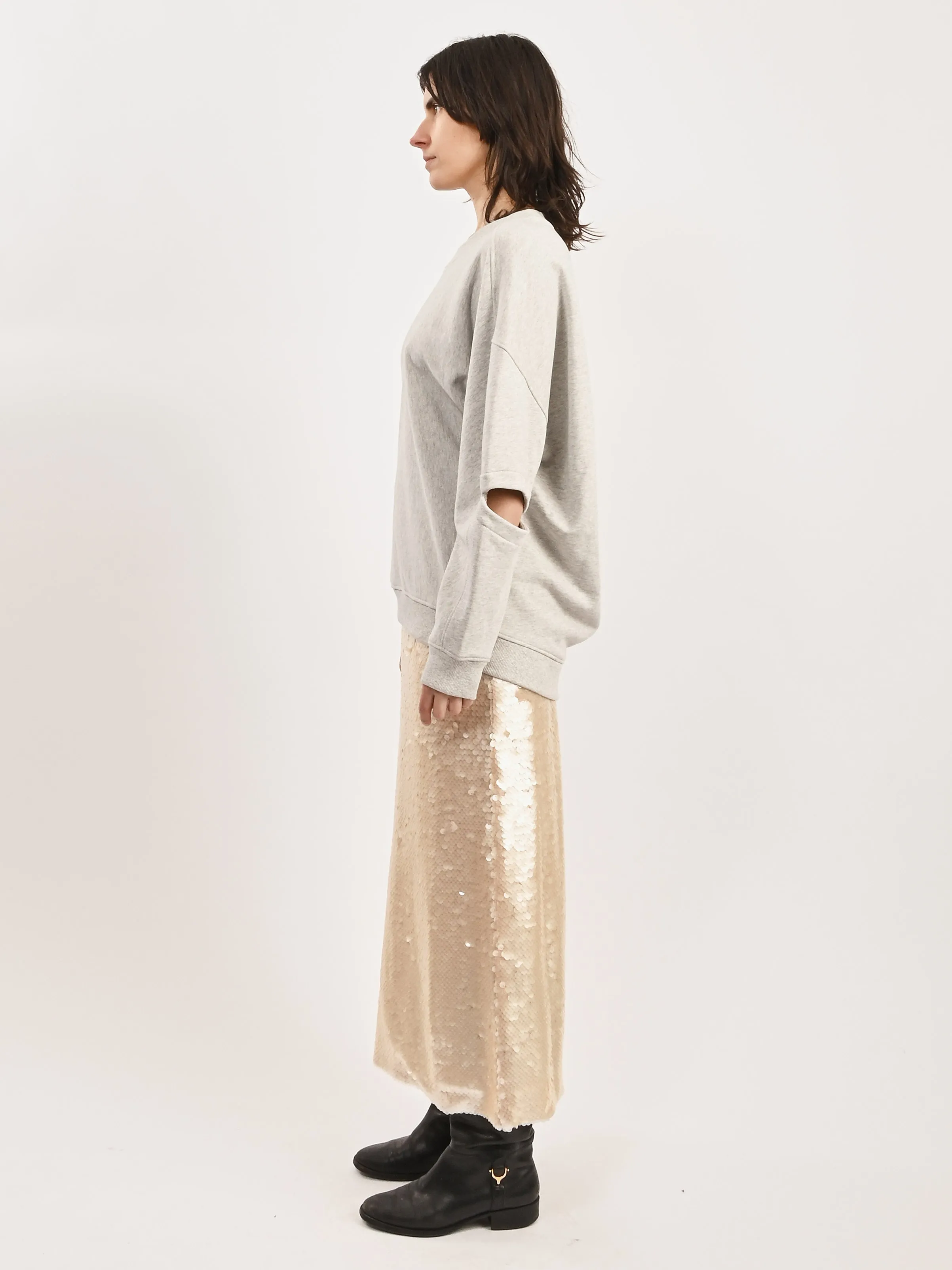 Heather Grey Cocoon Crewneck Sweatshirt