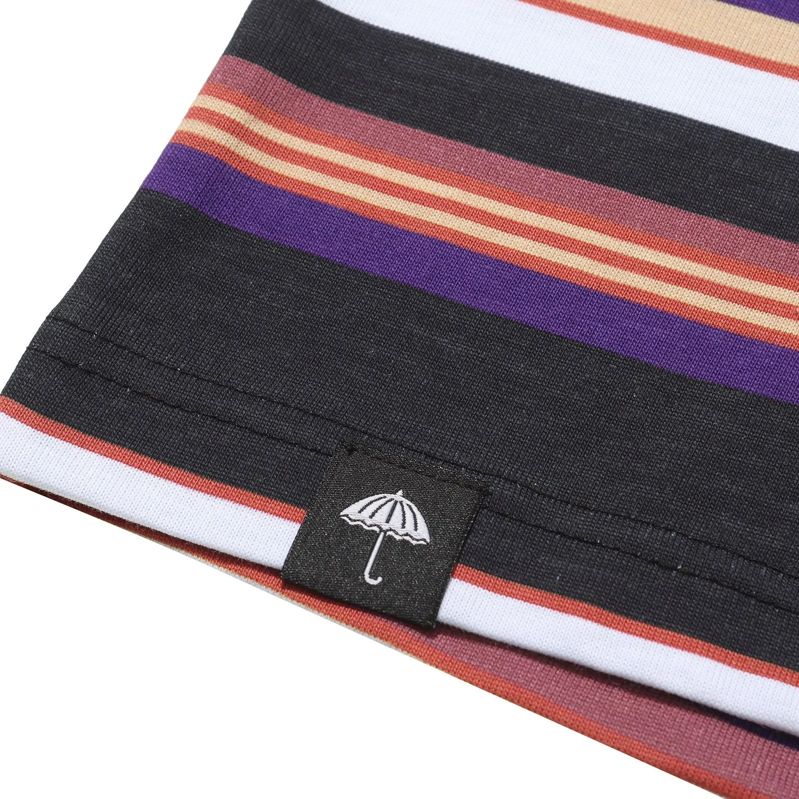 Helas Rayures Tee - Purple / Black